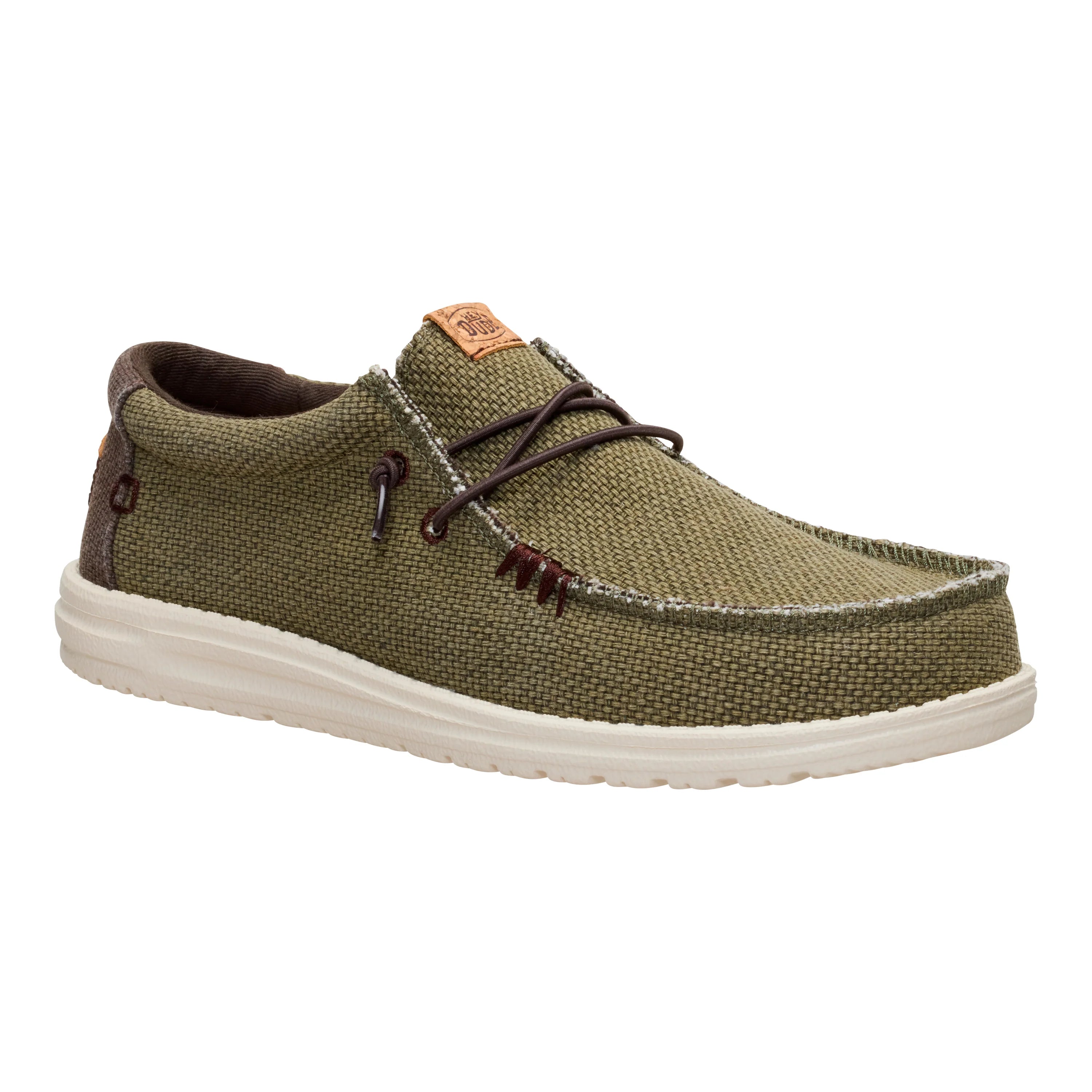 Náuticos Wally Braided Olive