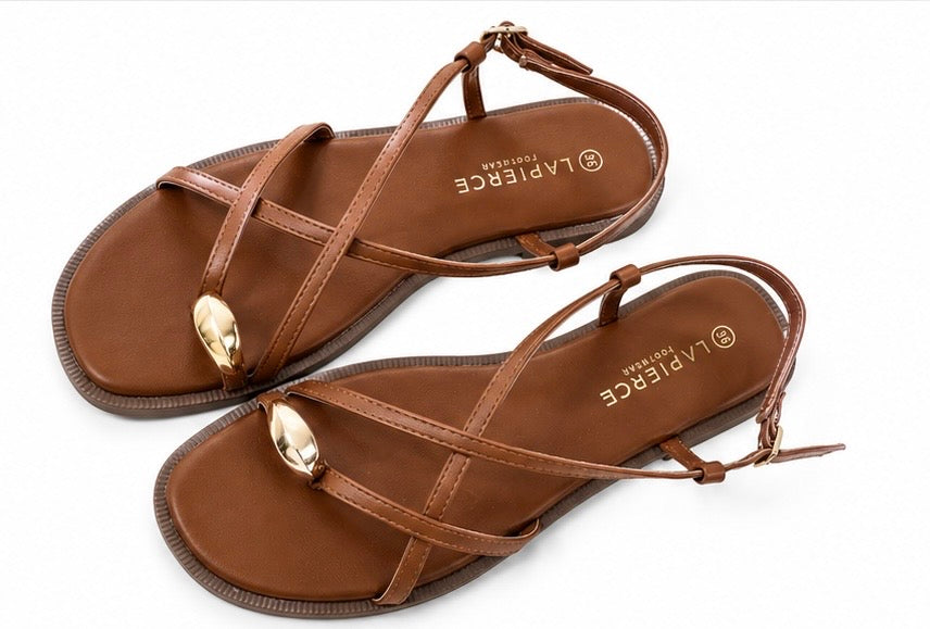 Sandalia Anillo Camel