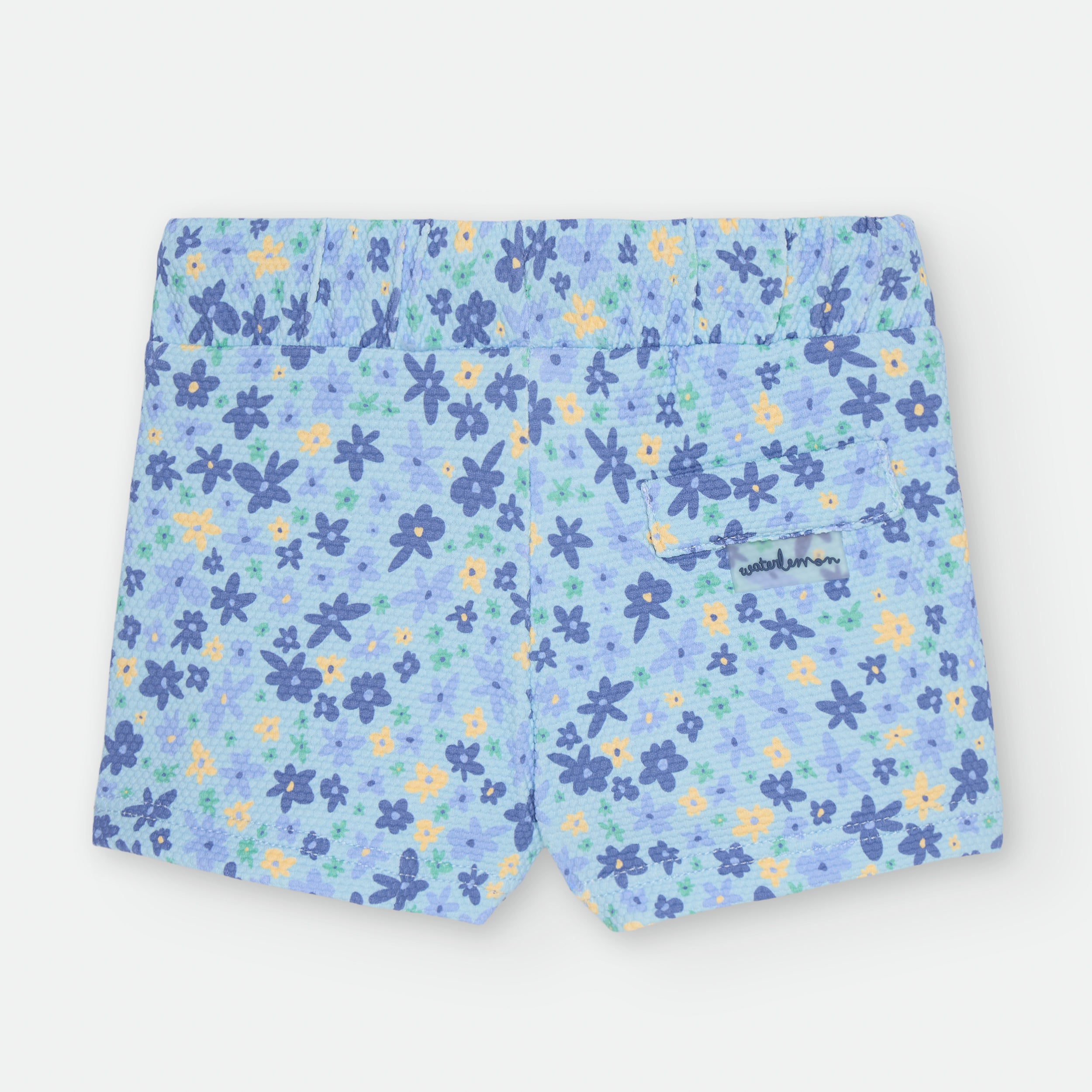 Bañador Ajustado Floral azul