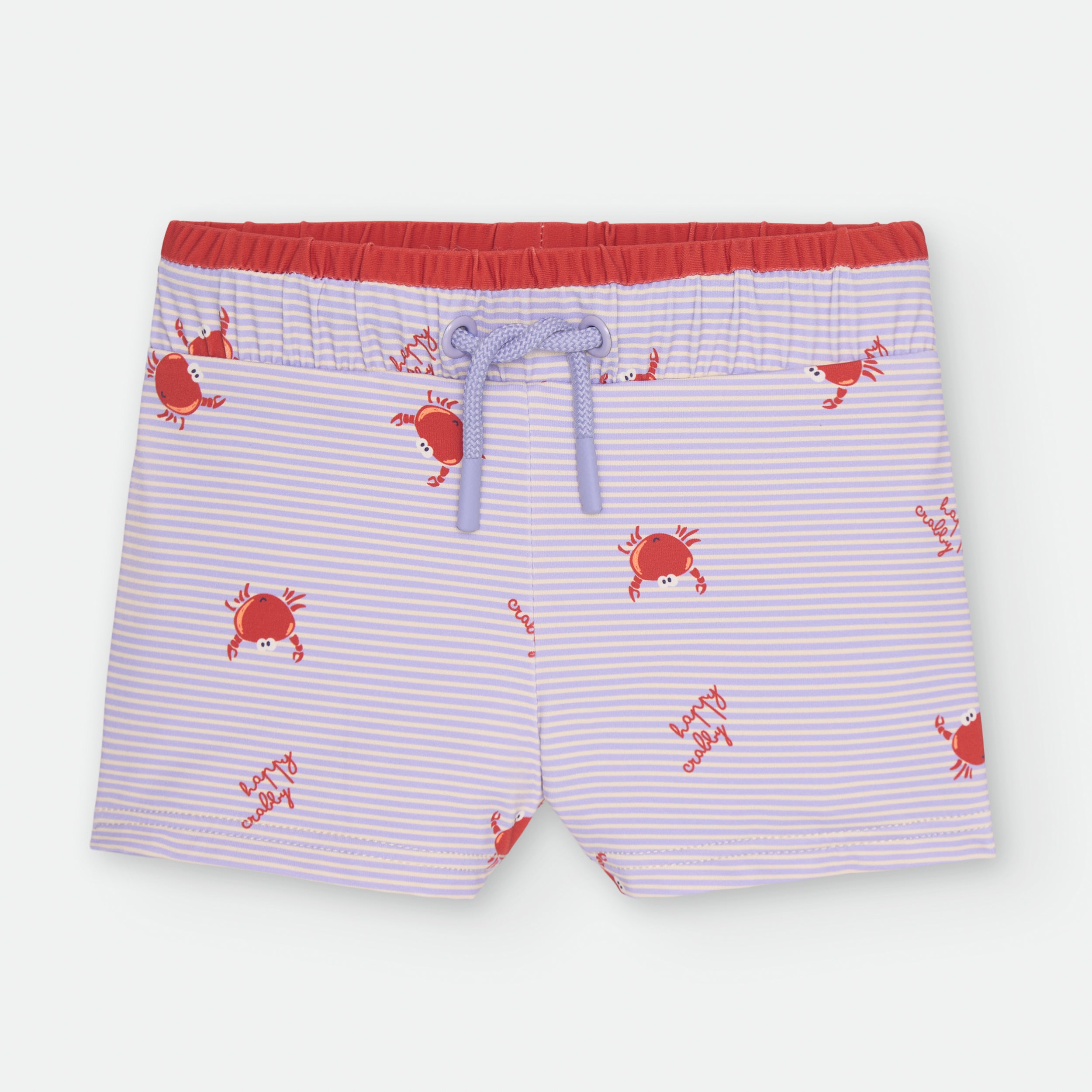 Bañador Ajustado Rayas Cangrejo