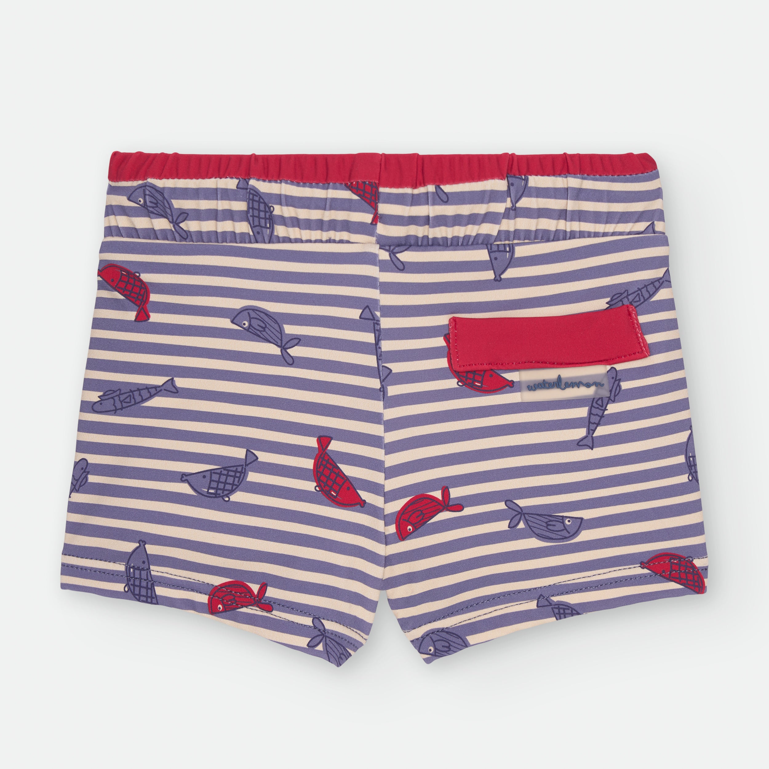 Bañador Ajustado Rayas Peces