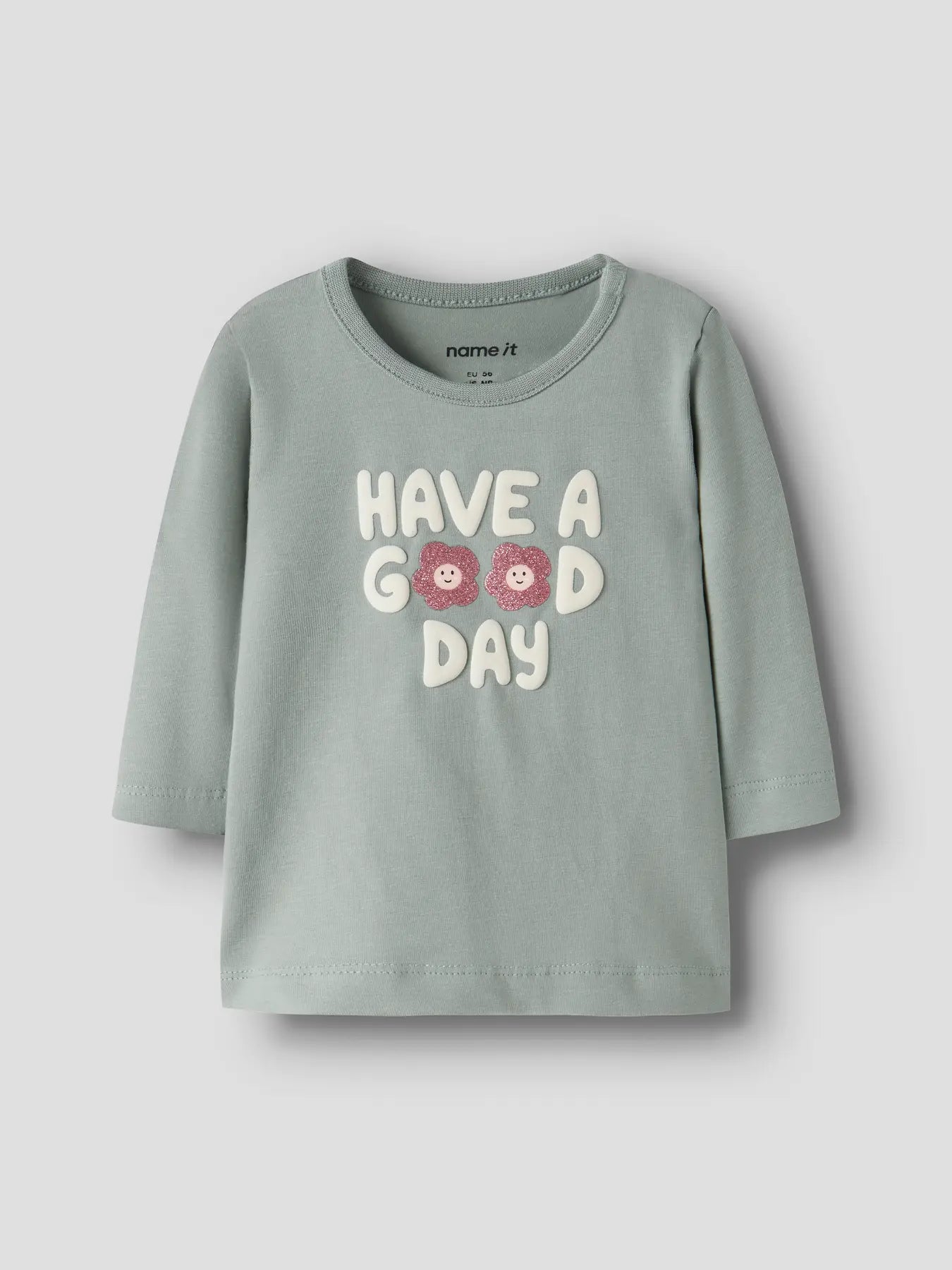 Camiseta Good Day Verde Bebé