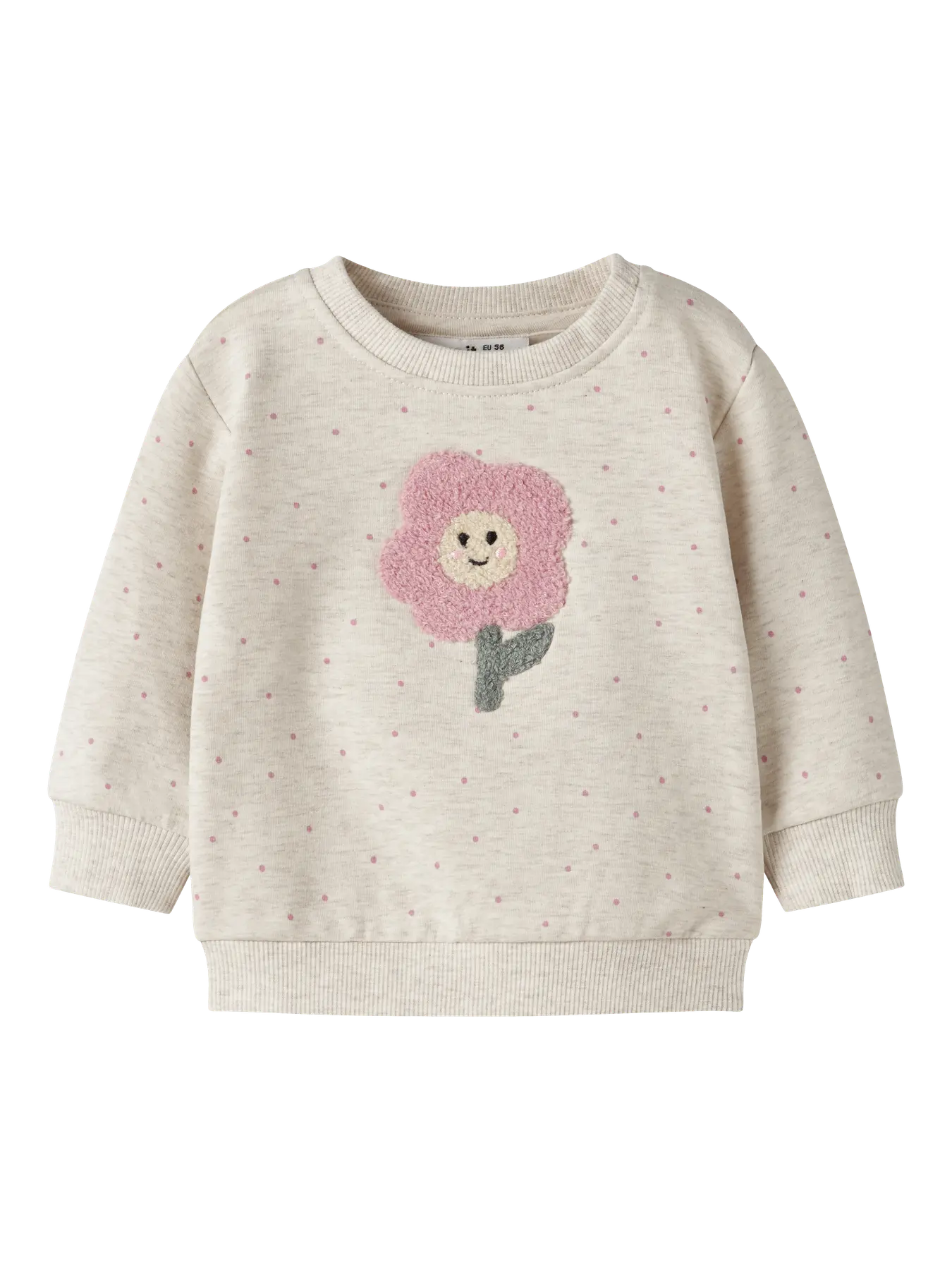 Sudadera Beige Lunares Bebé