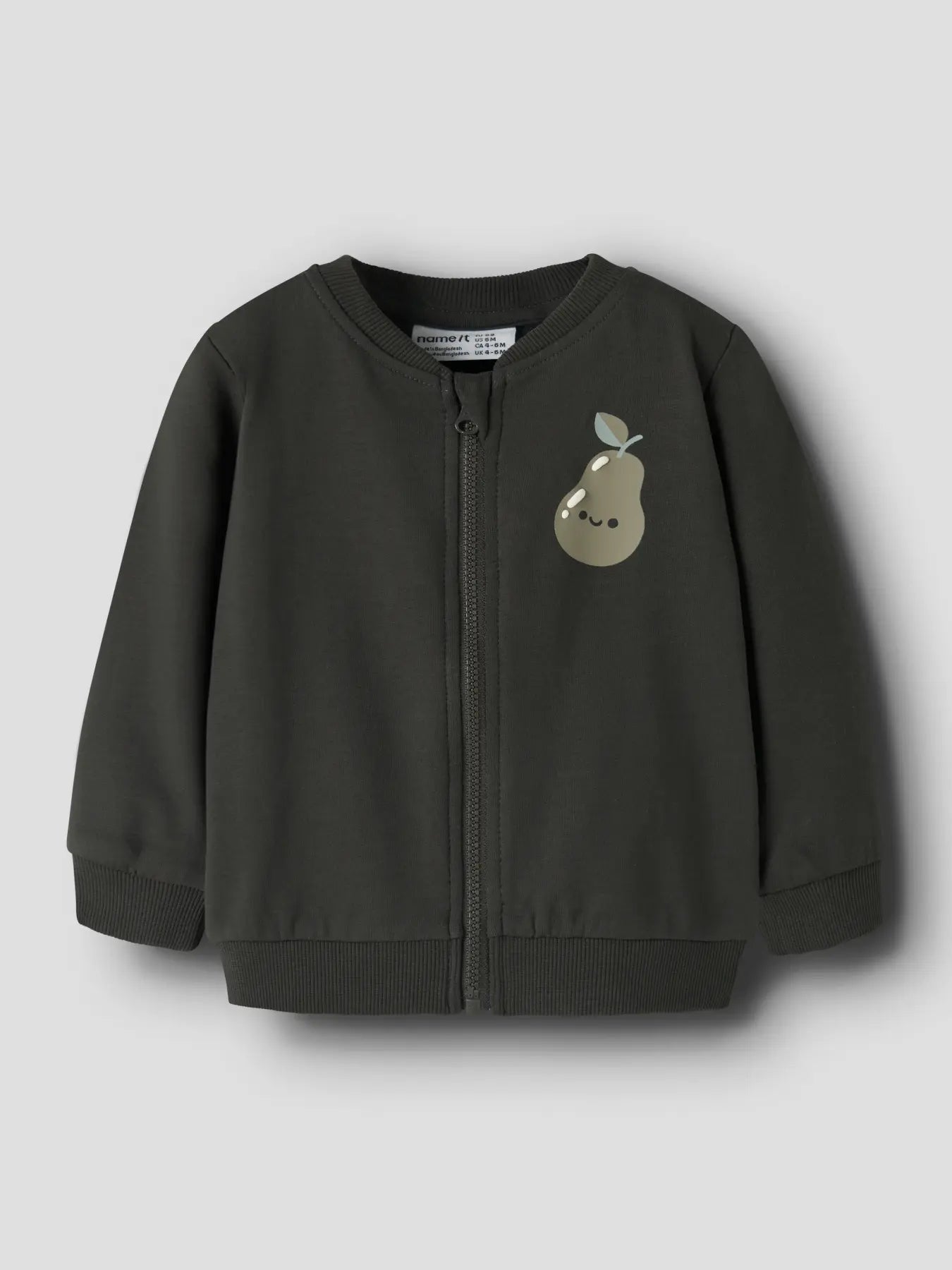 Chaqueta Pera Verde Oscuro Bebé