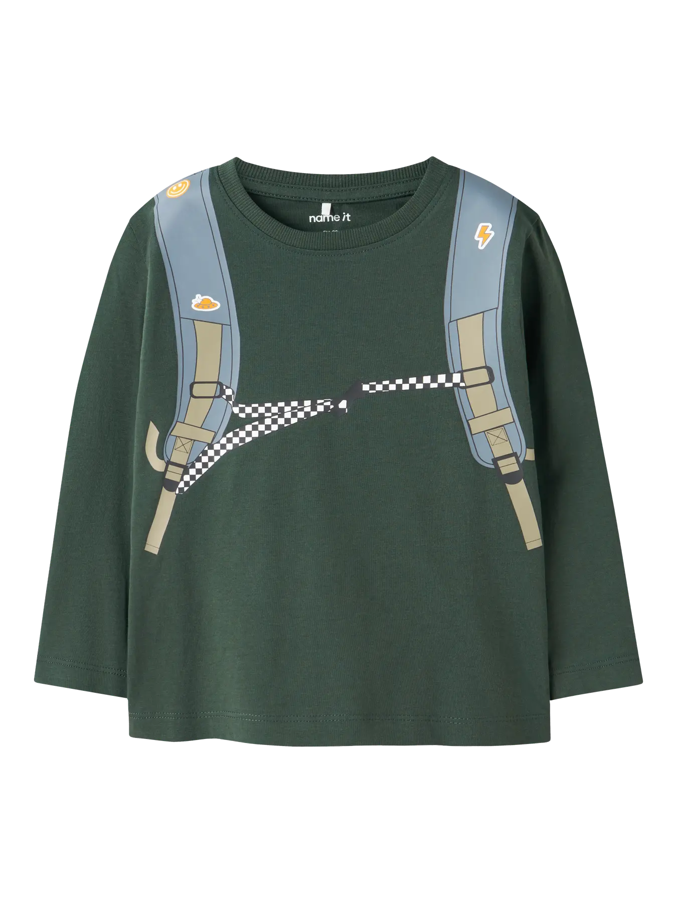 Camiseta Mochila Verde Mini