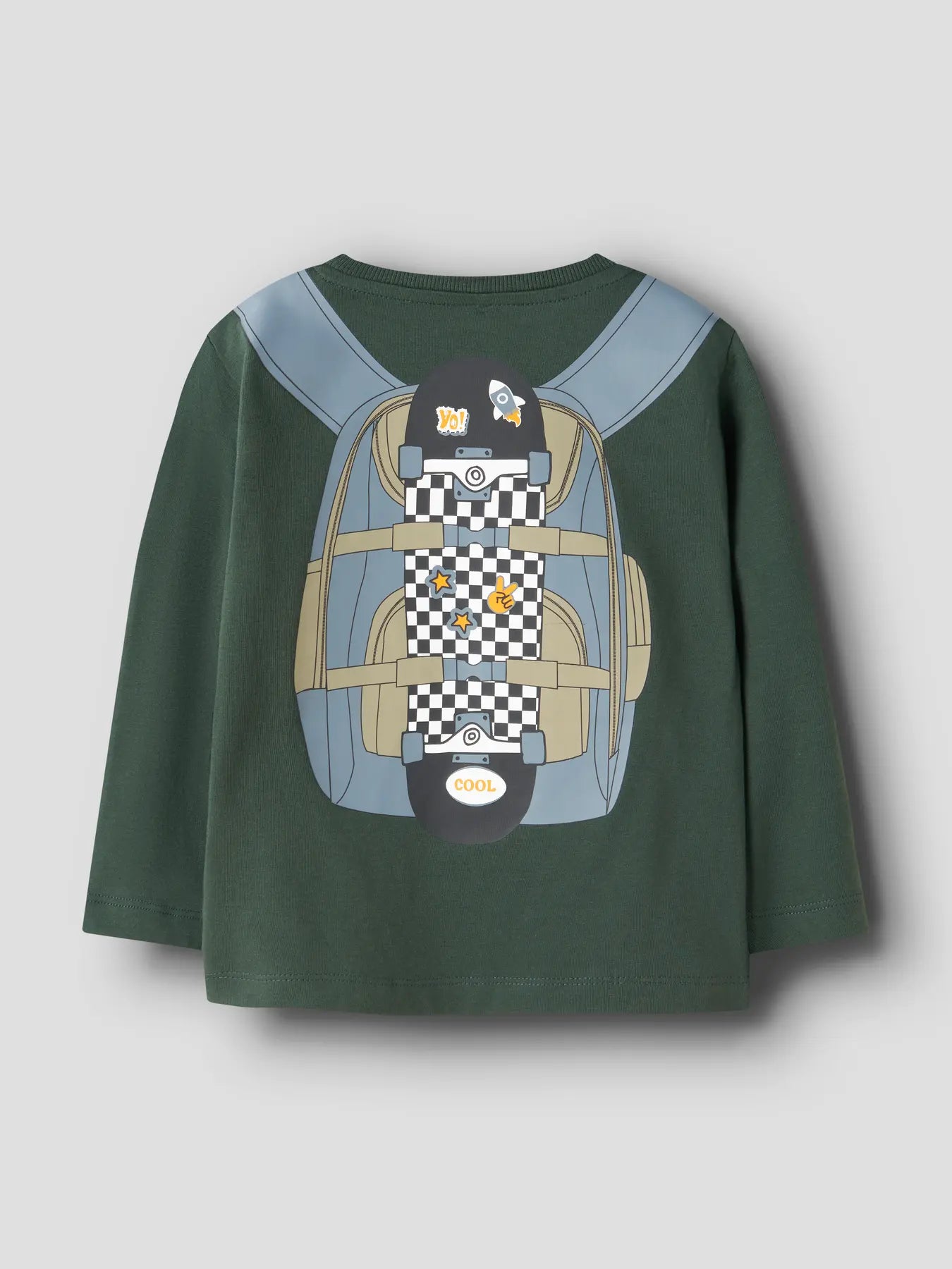 Camiseta Mochila Verde Mini