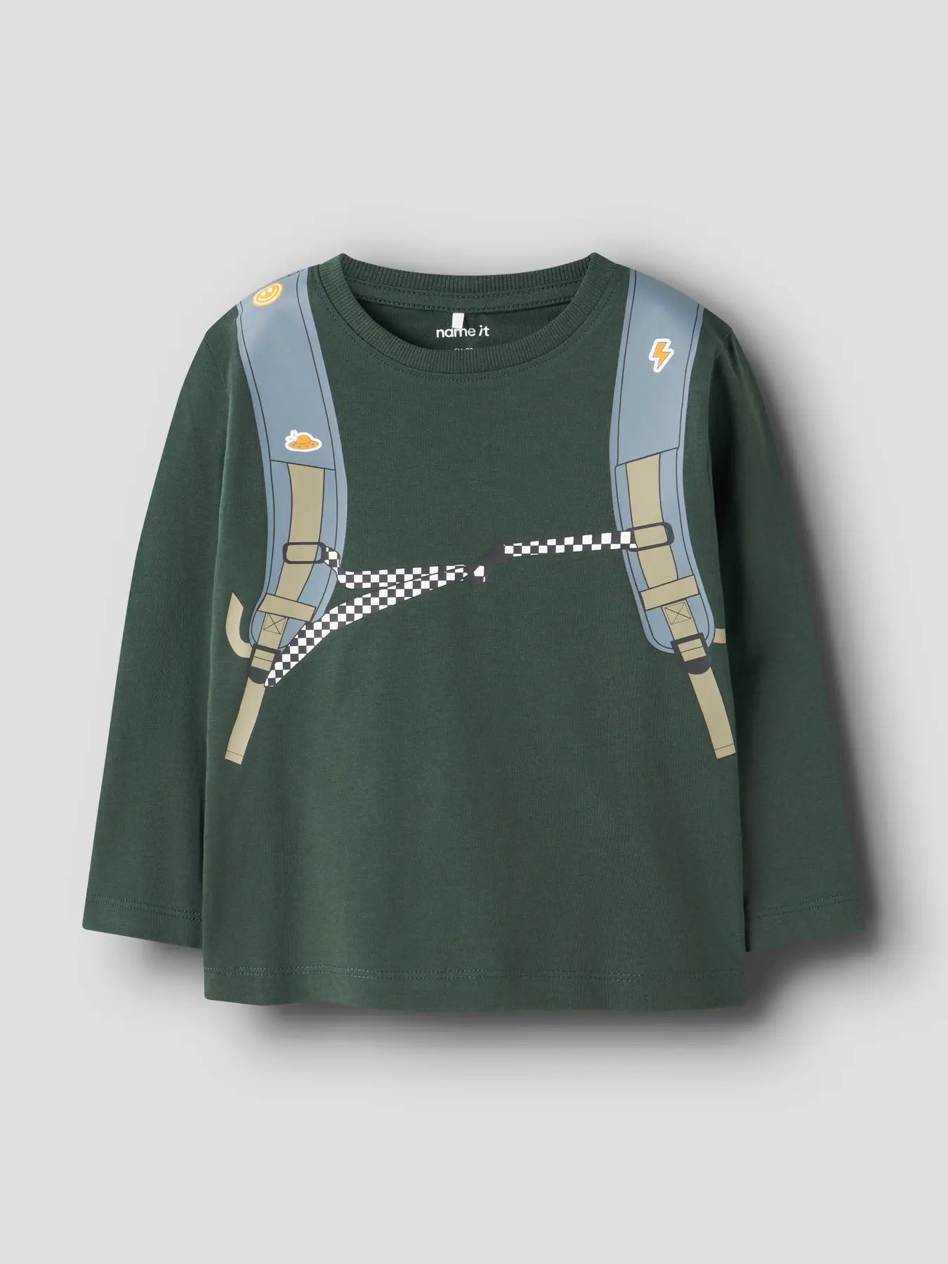 Camiseta Mochila Verde Mini