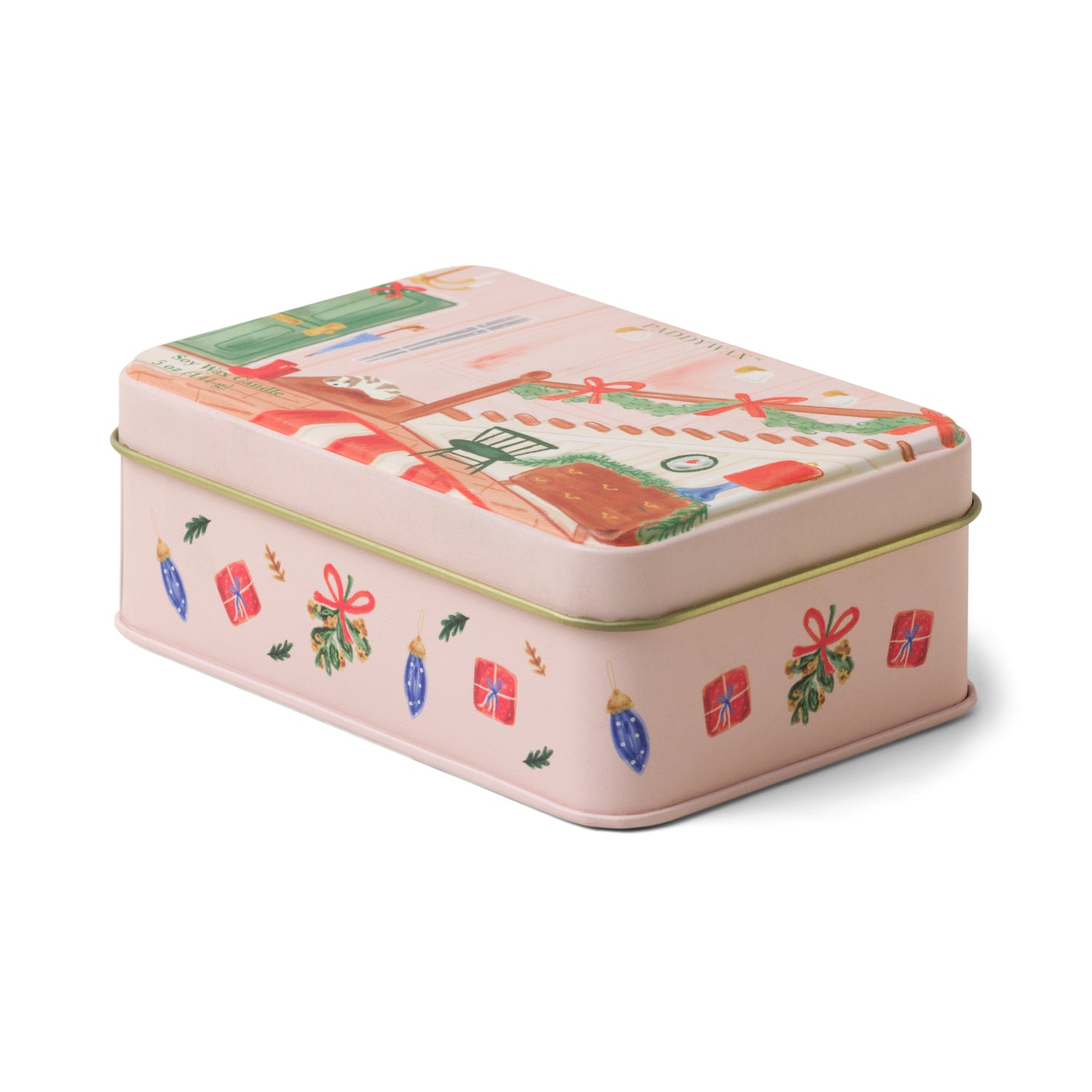 Vela Lata Navidad Escaleras- Wassail