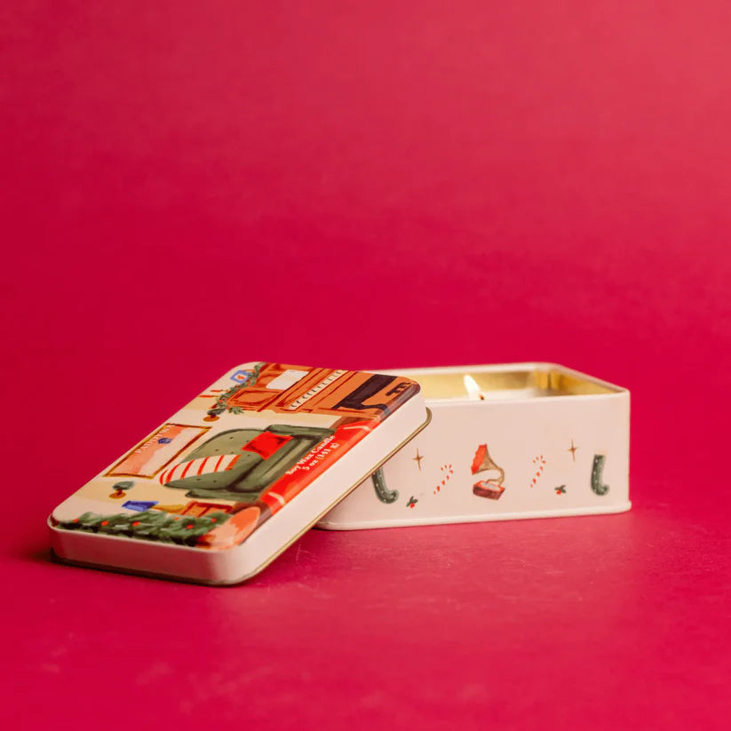 Vela Lata Navidad Sofá - Pomegranate Spruce