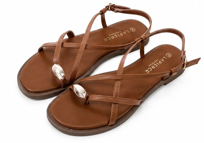 Sandalia Anillo Camel