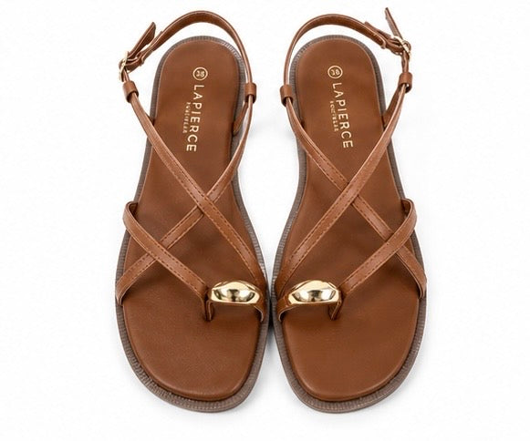 Sandalia Anillo Camel