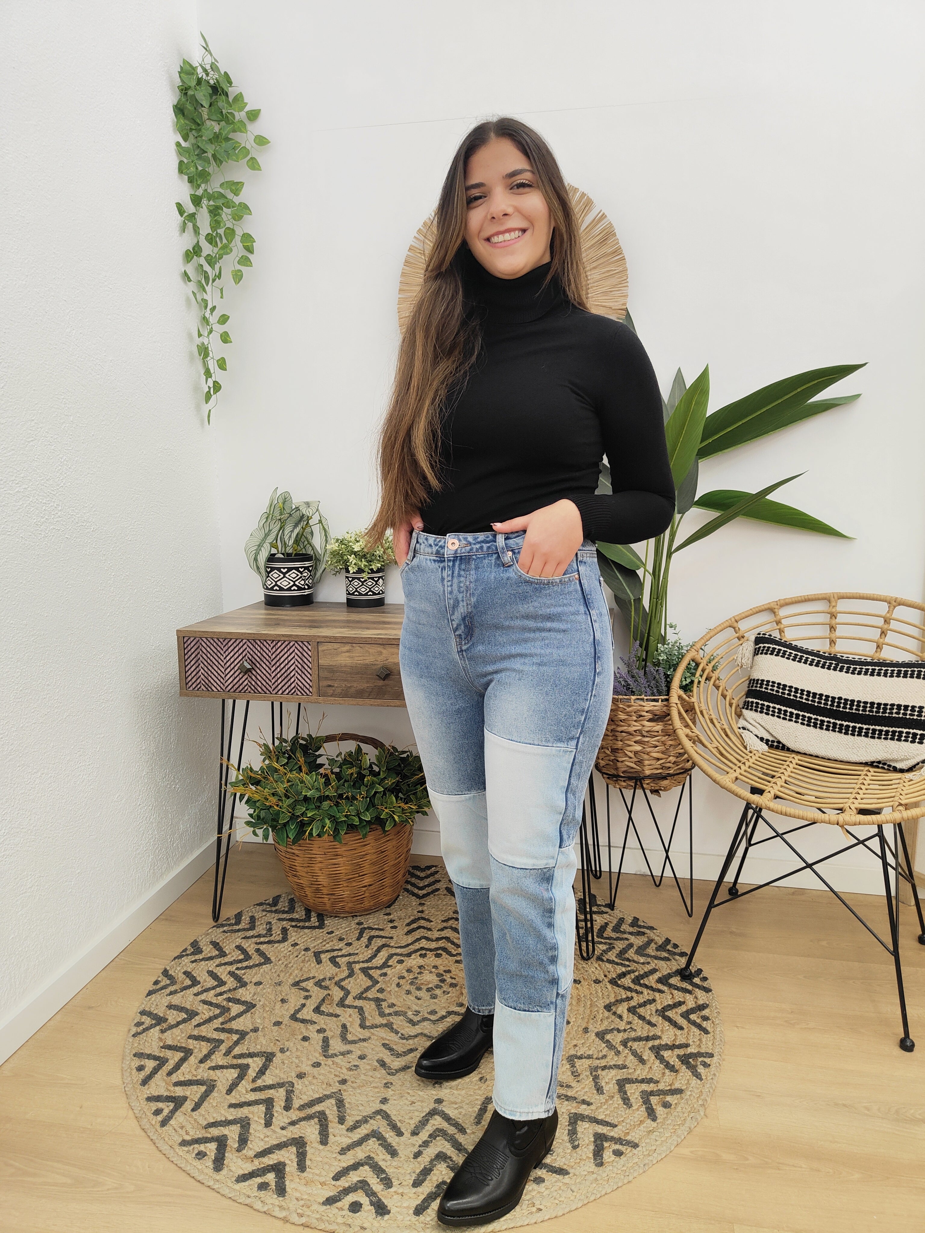 Jean Bicolor Straight