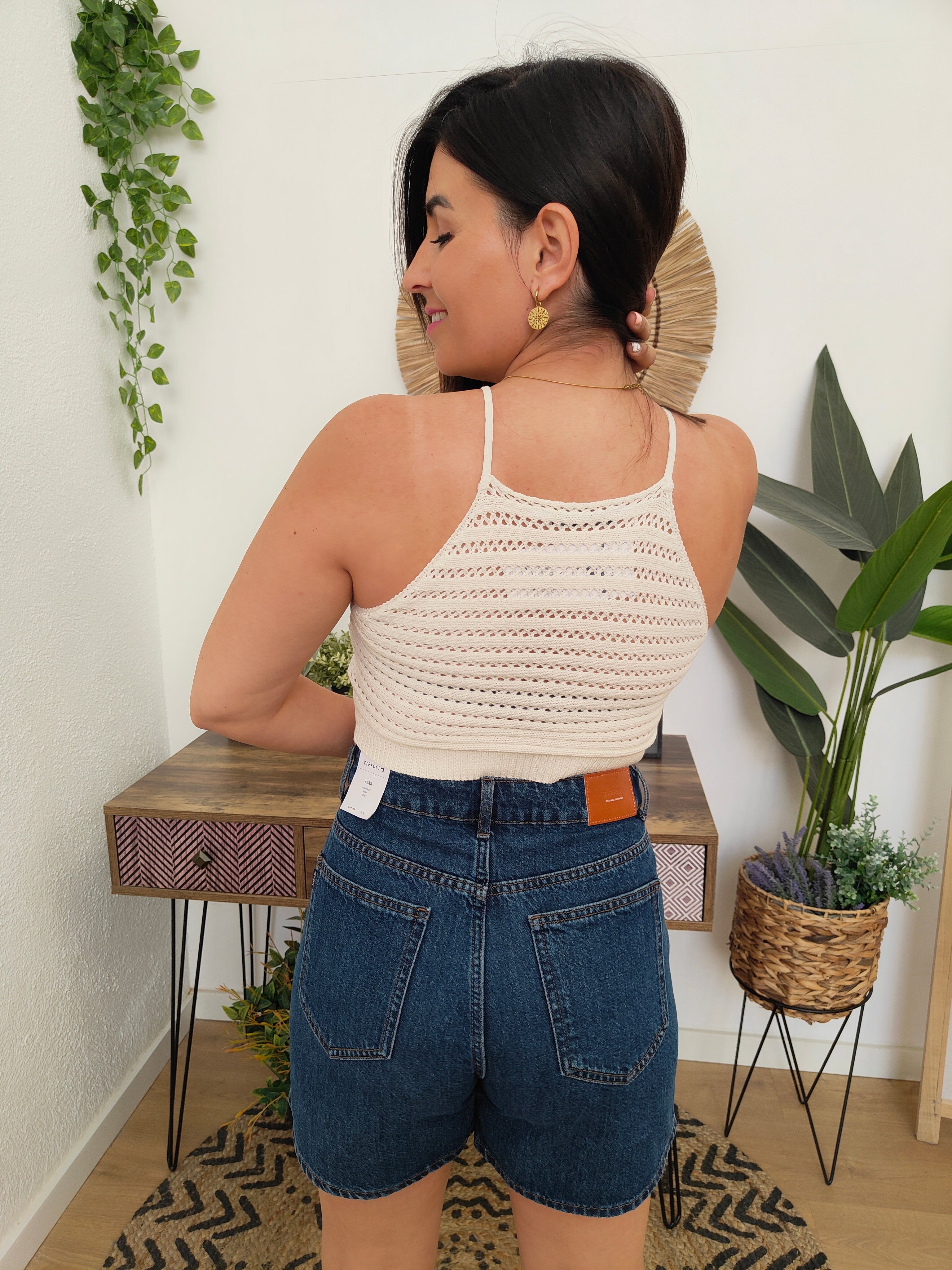 Short  Dark Denim Lana