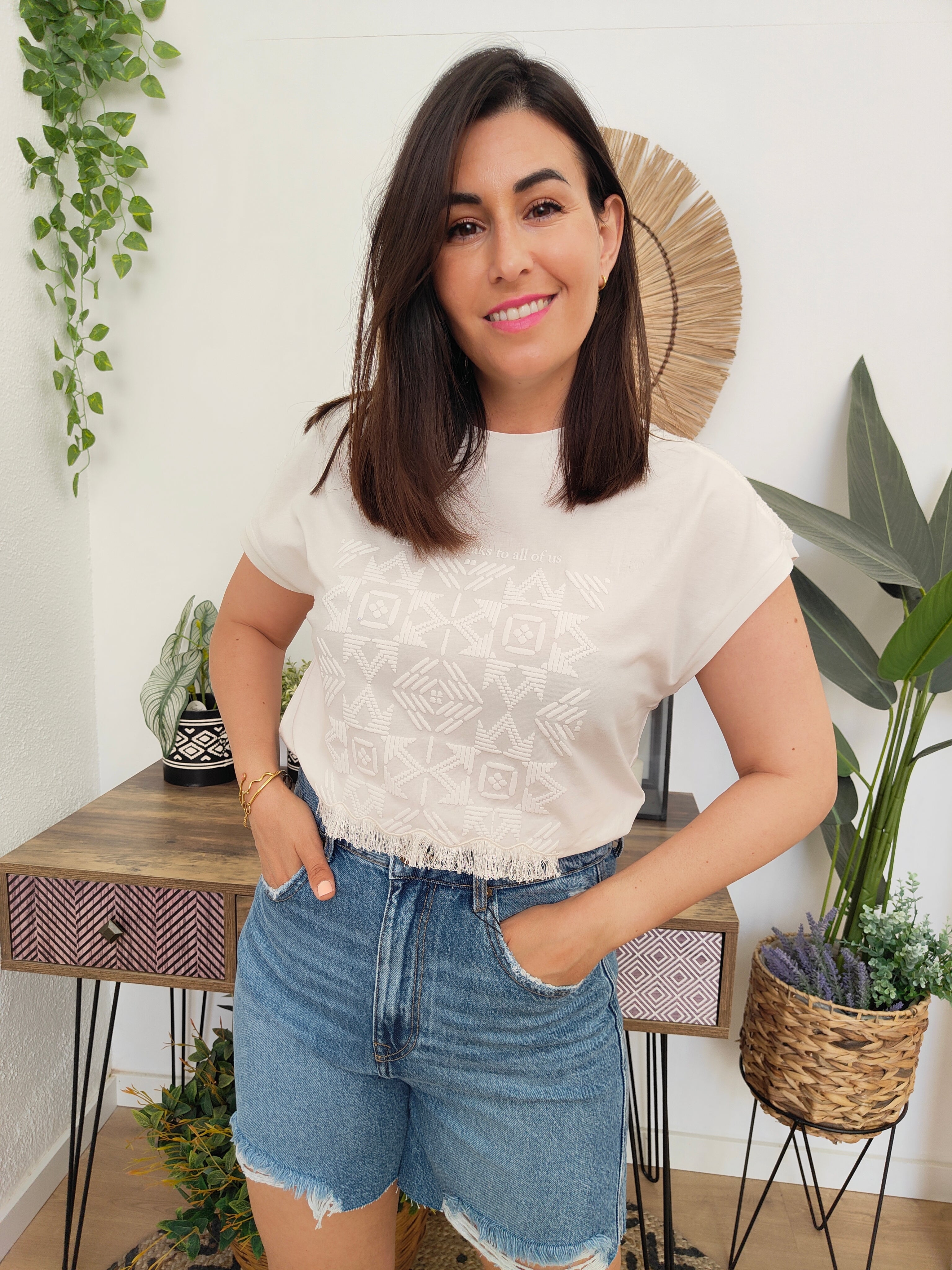 Short Medium Denim Lana
