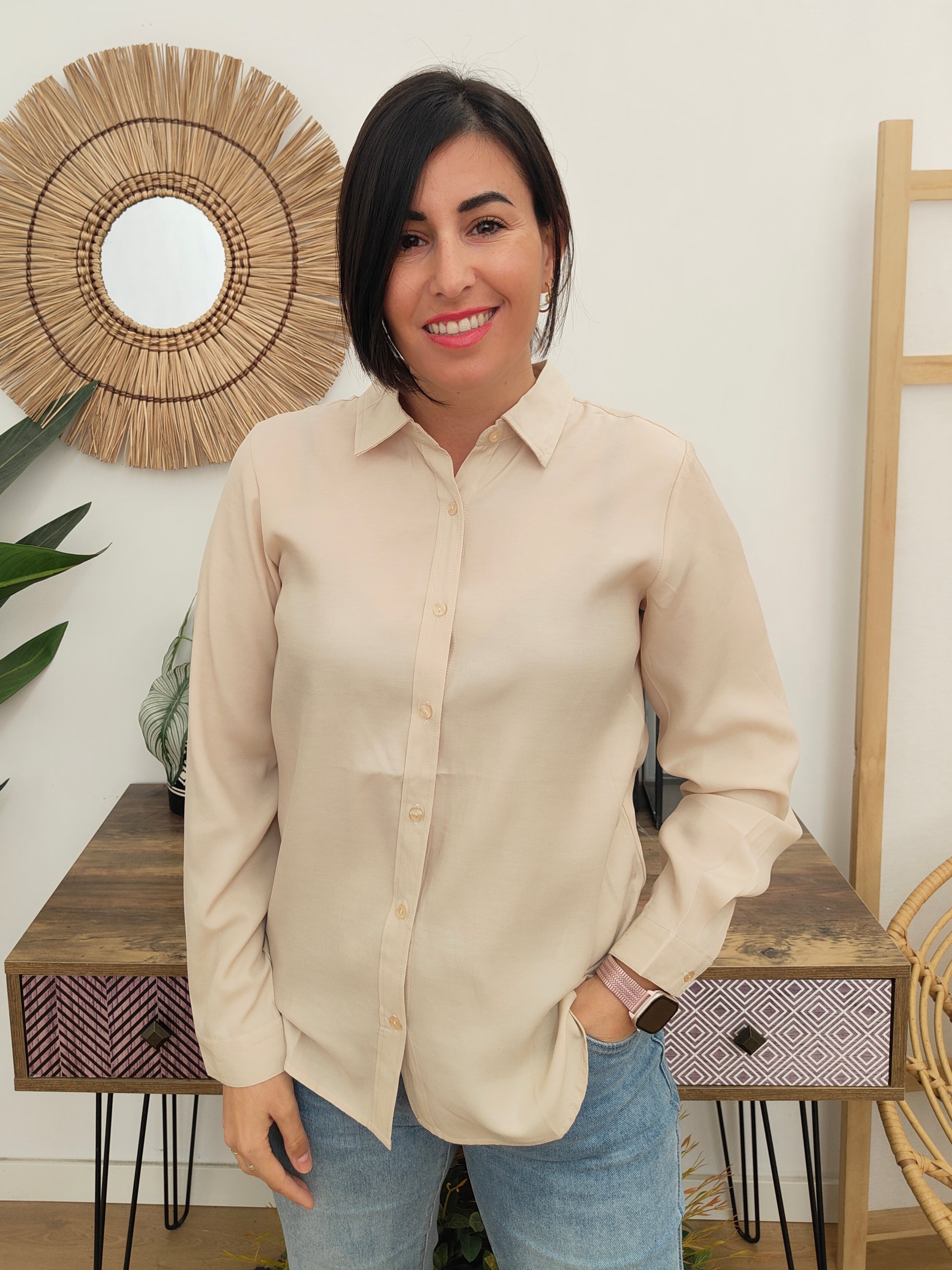 Camisa Beige