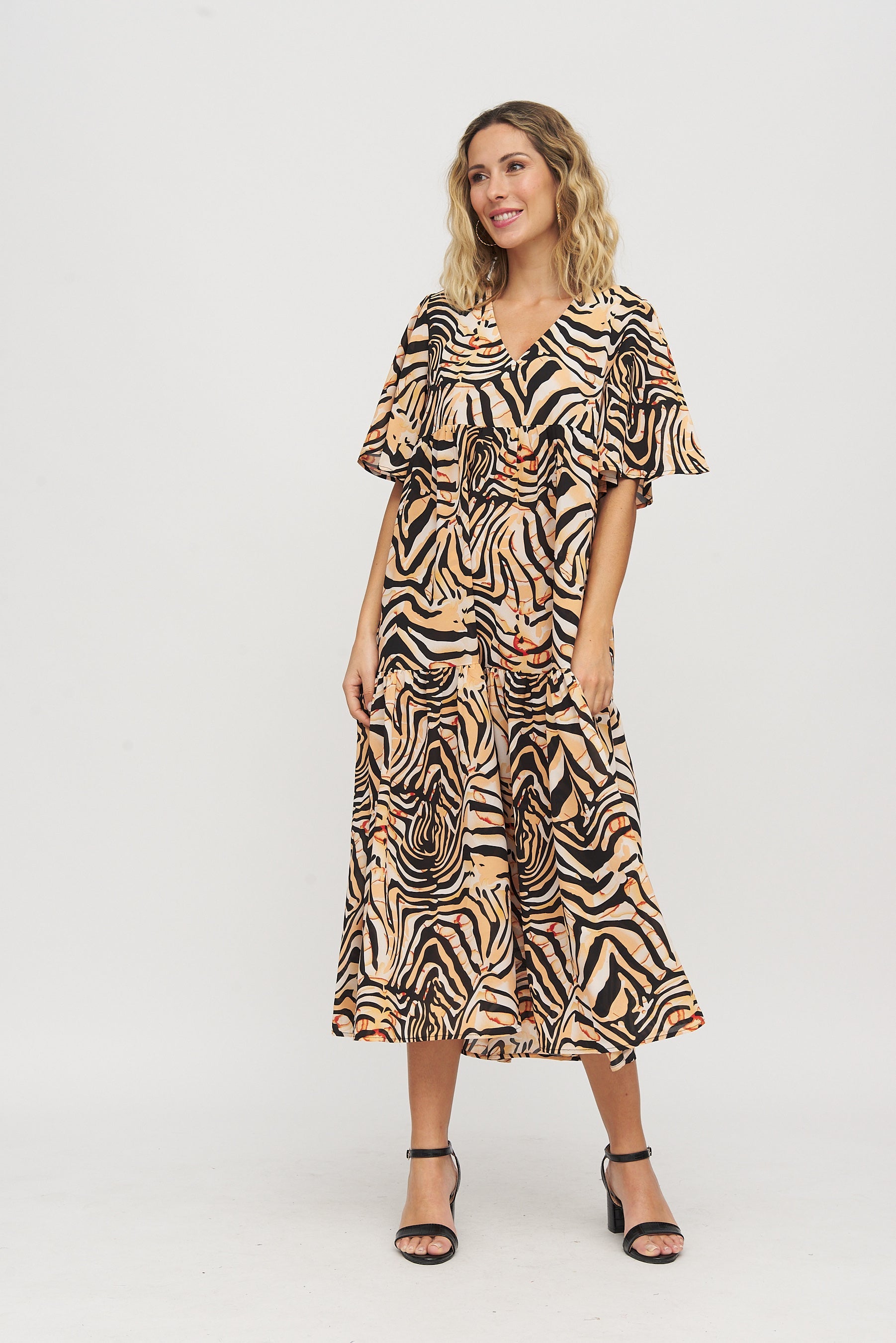 Vestido Largo Print