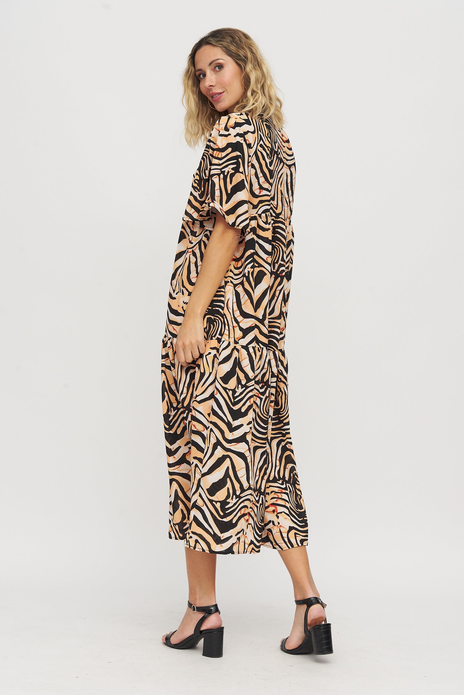 Vestido Largo Print