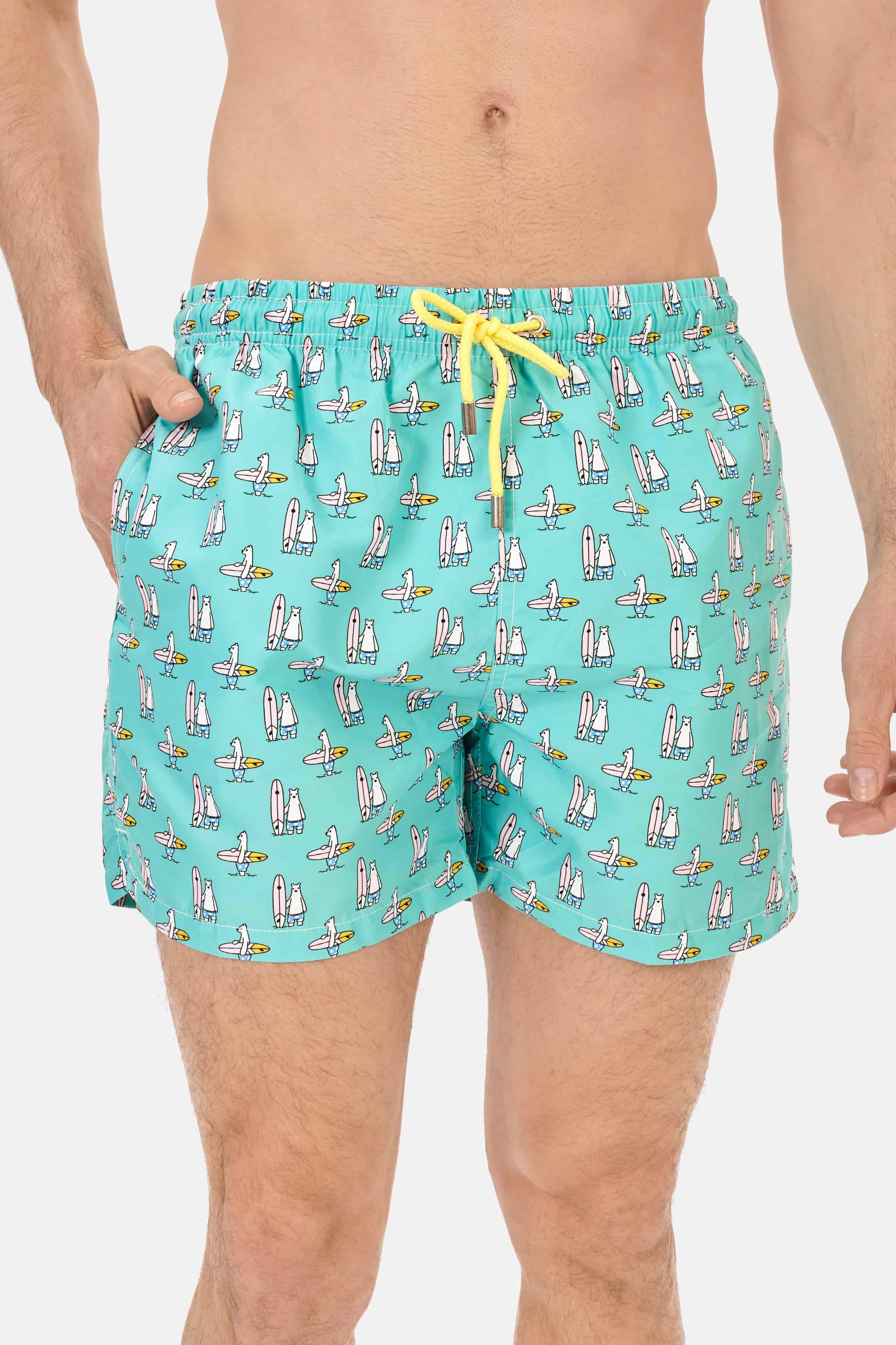 Bañador Oso Surf Verde