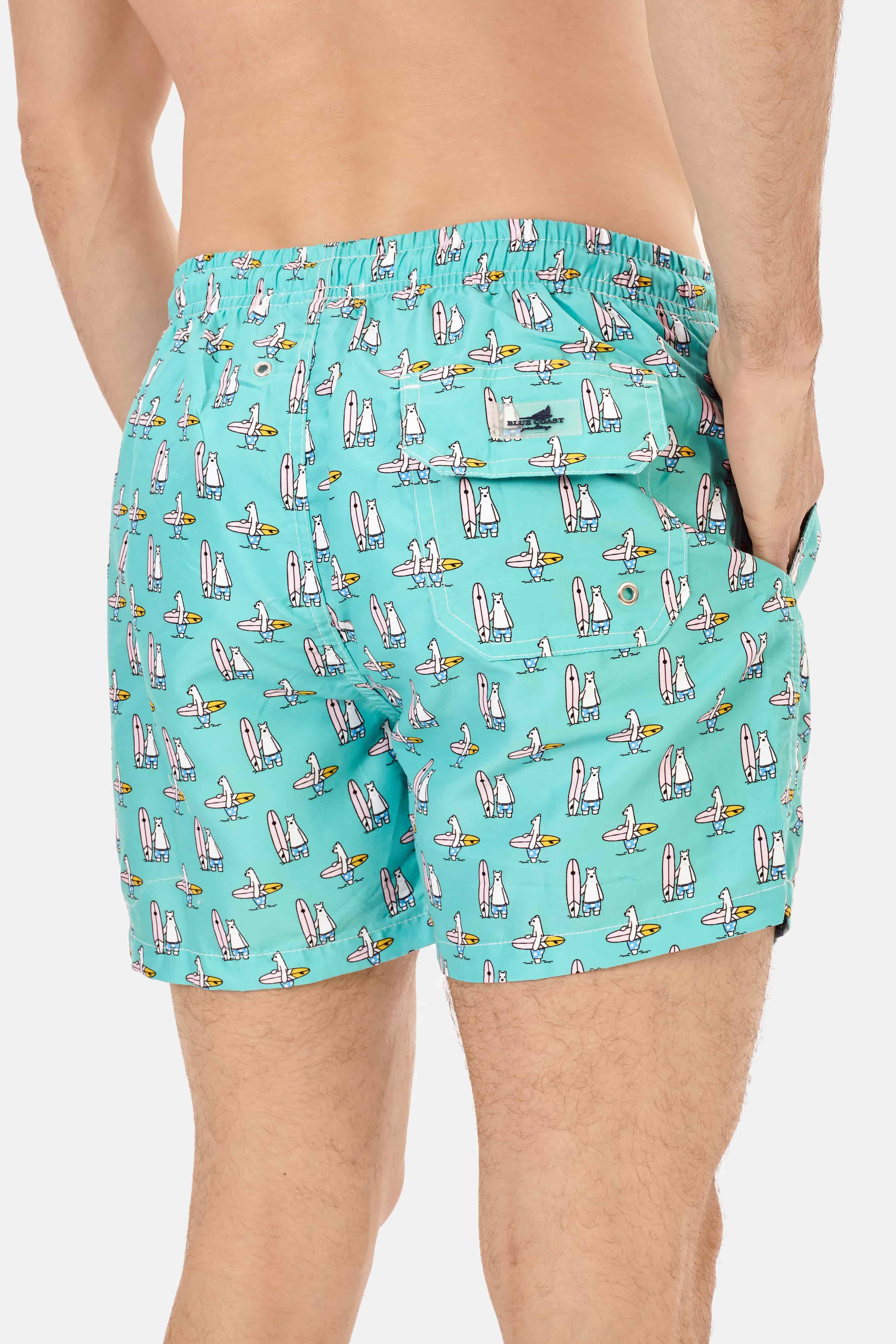 Bañador Oso Surf Verde