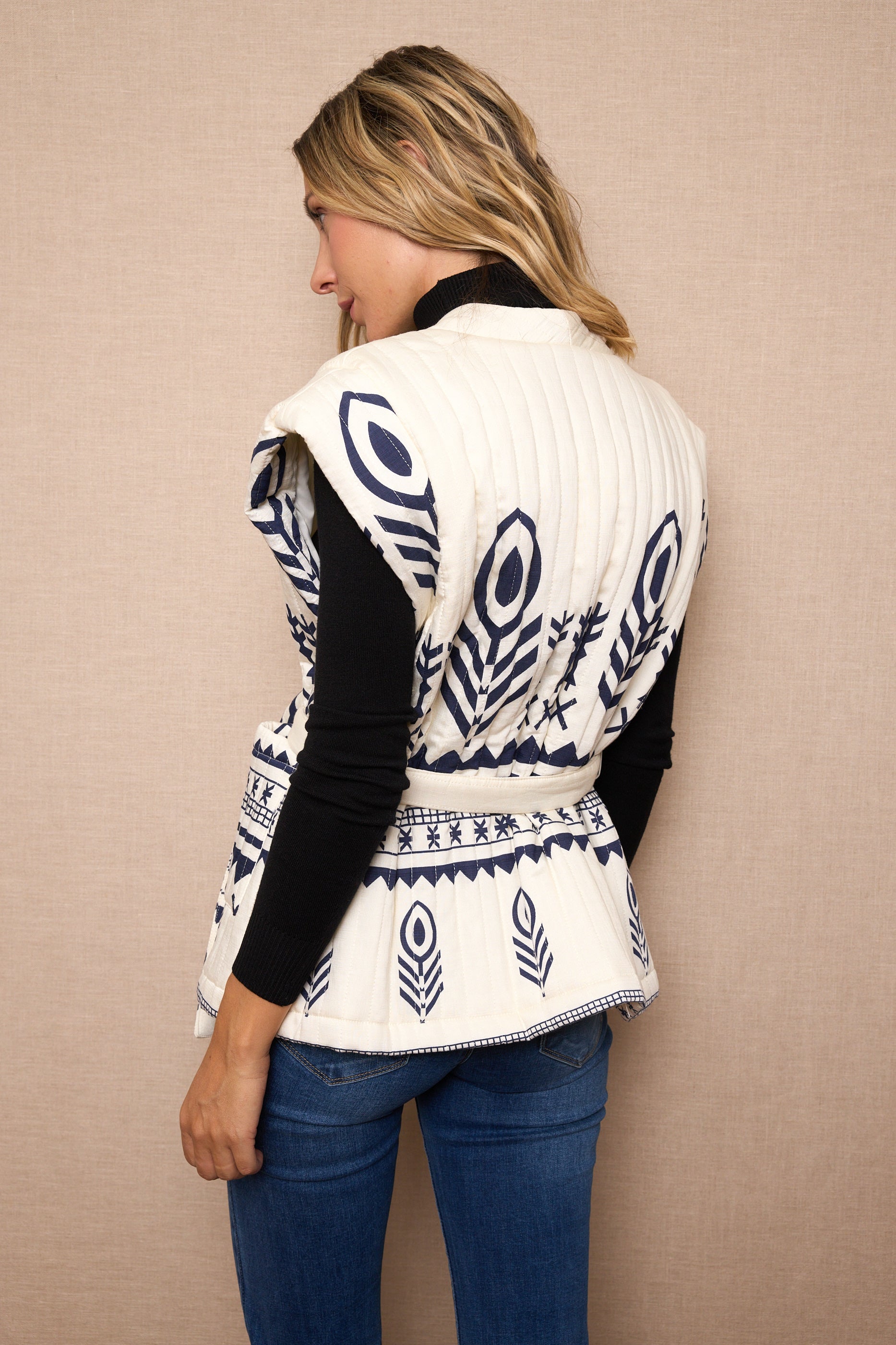 Chaleco Santorini Blanco + Cinturón