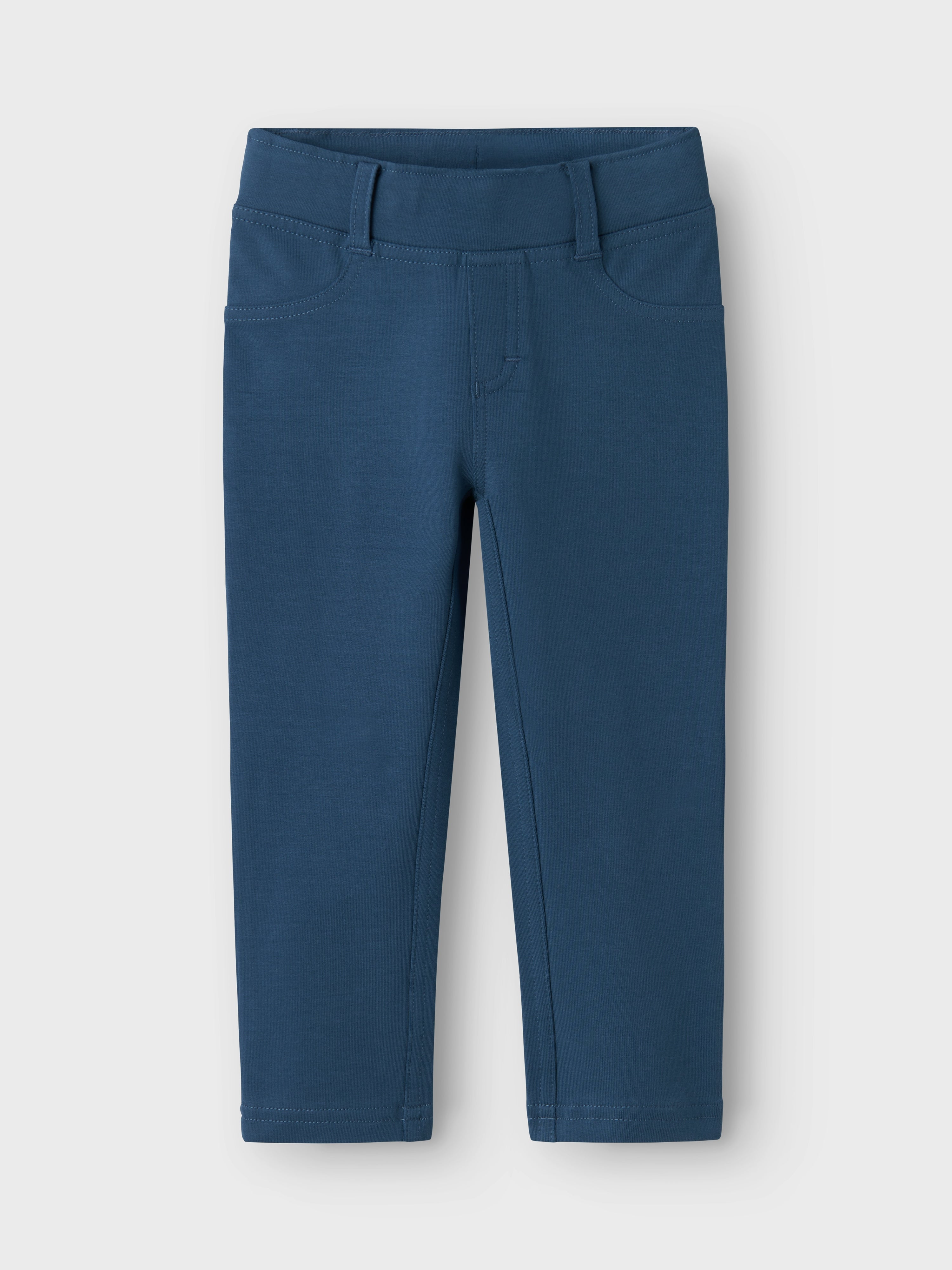 Legging Efecto Vaquero Marino Mini