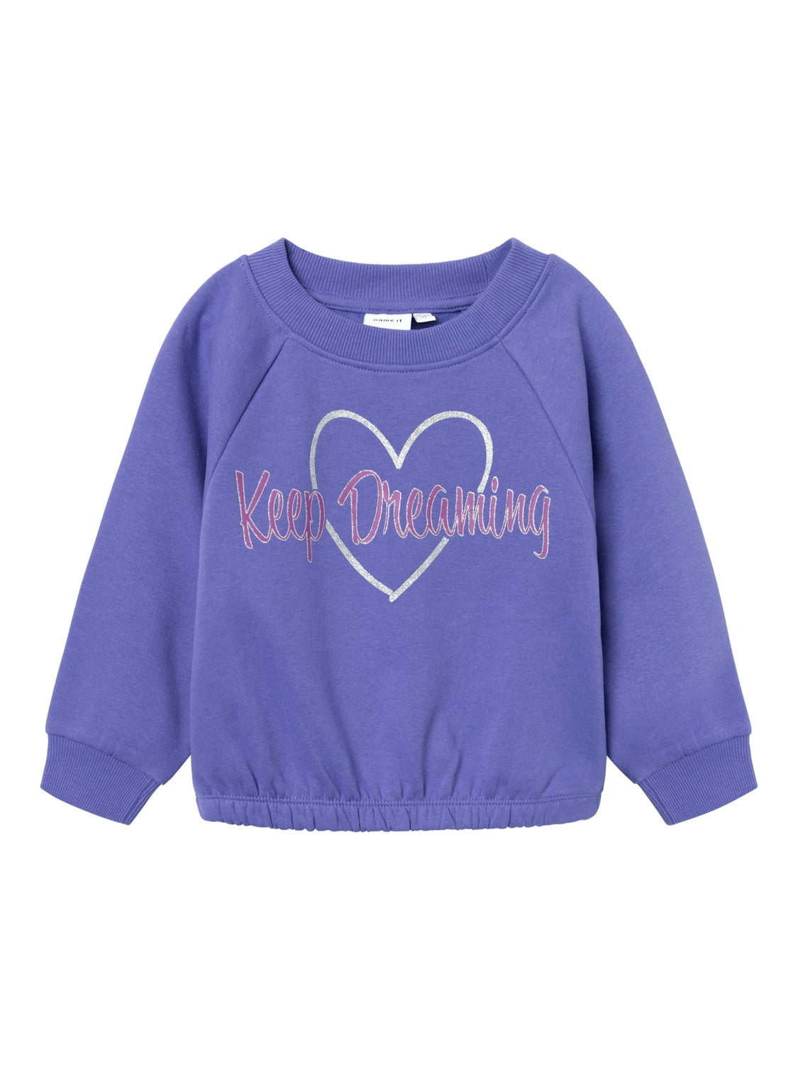 Sudadera Corazón Lila Mini