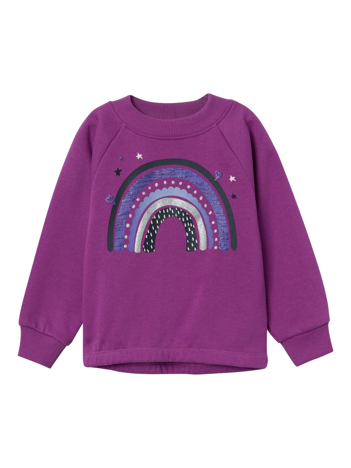 Sudadera Arcoíris Morada Mini