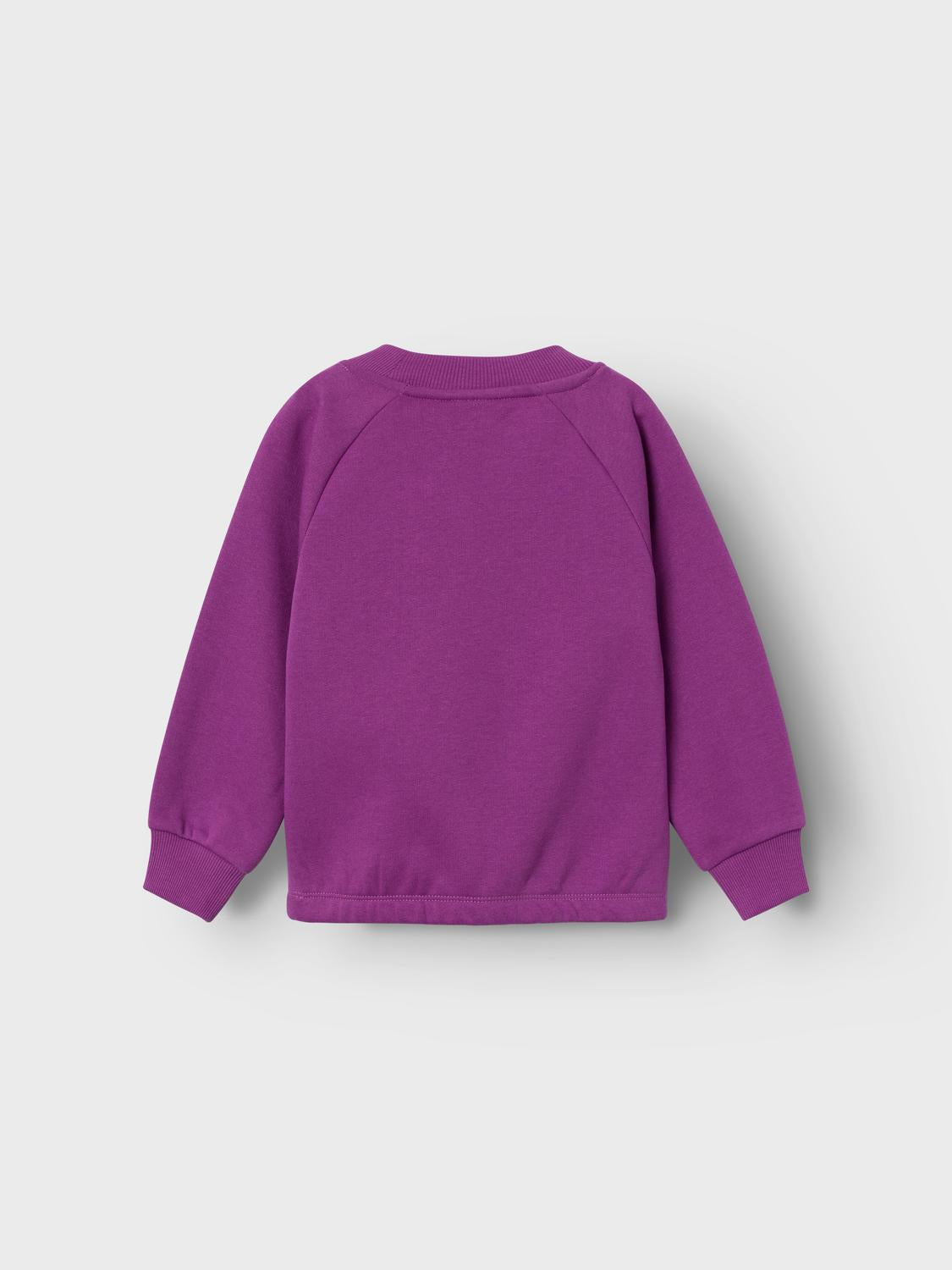 Sudadera Arcoíris Morada Mini