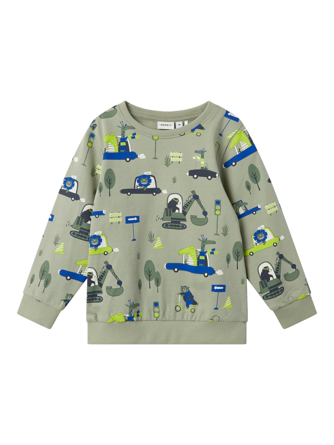 Sudadera Transporte Animales Verde