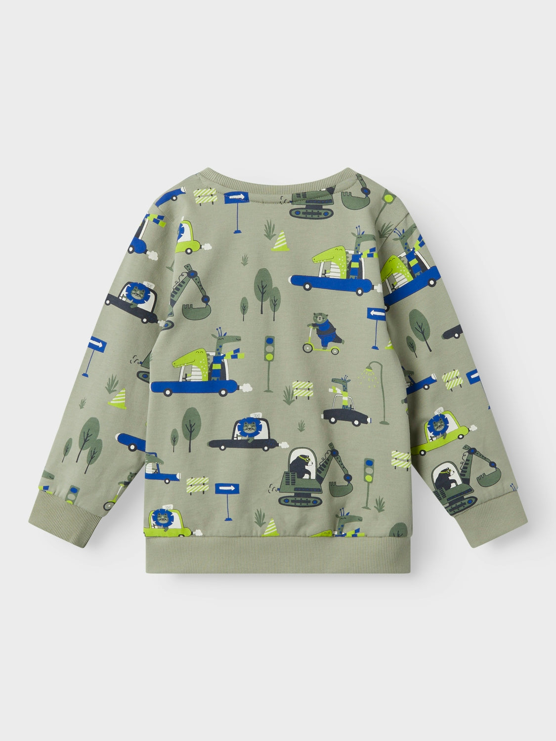 Sudadera Transporte Animales Verde