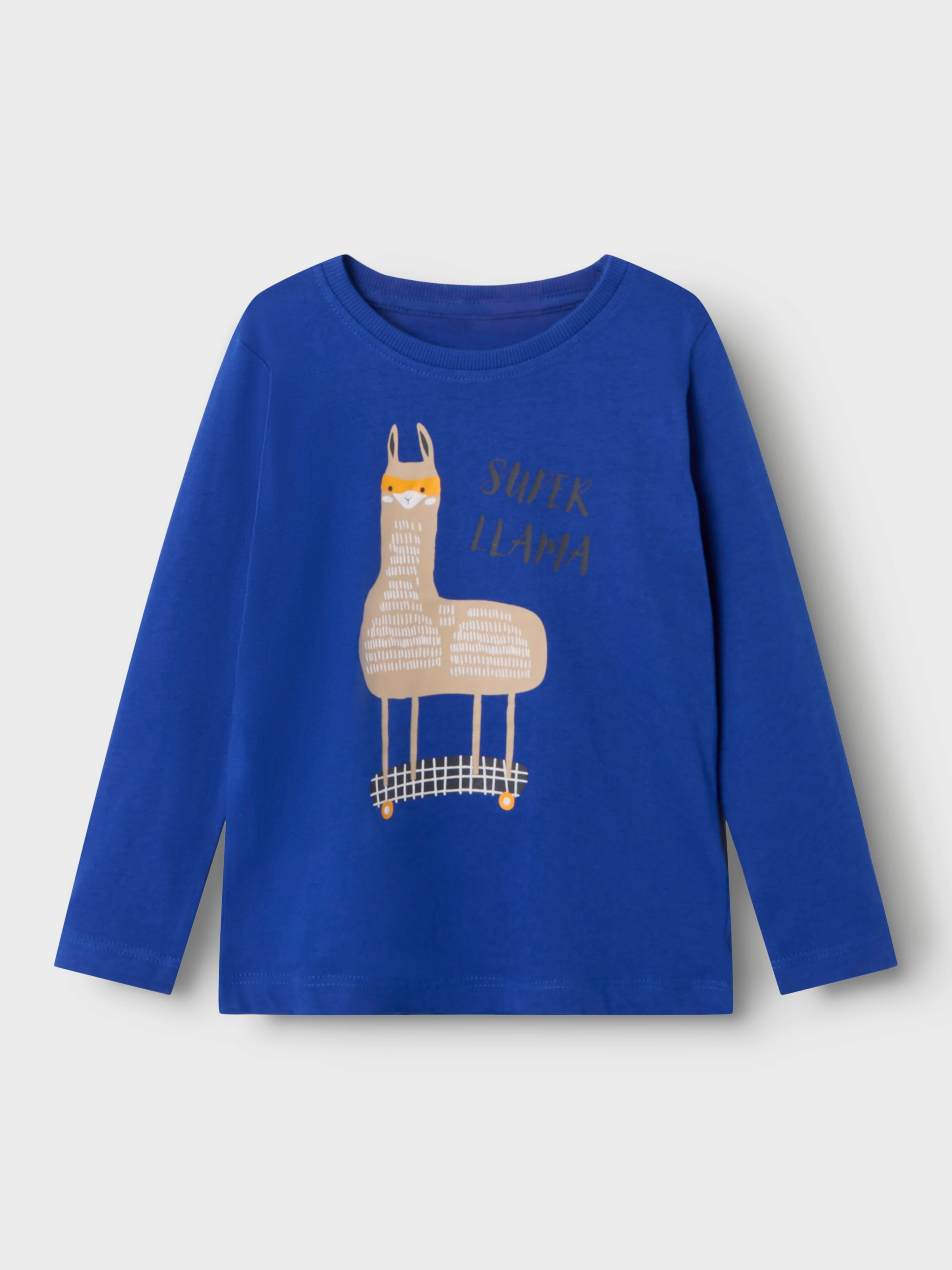 Camiseta Llama Azul Mini