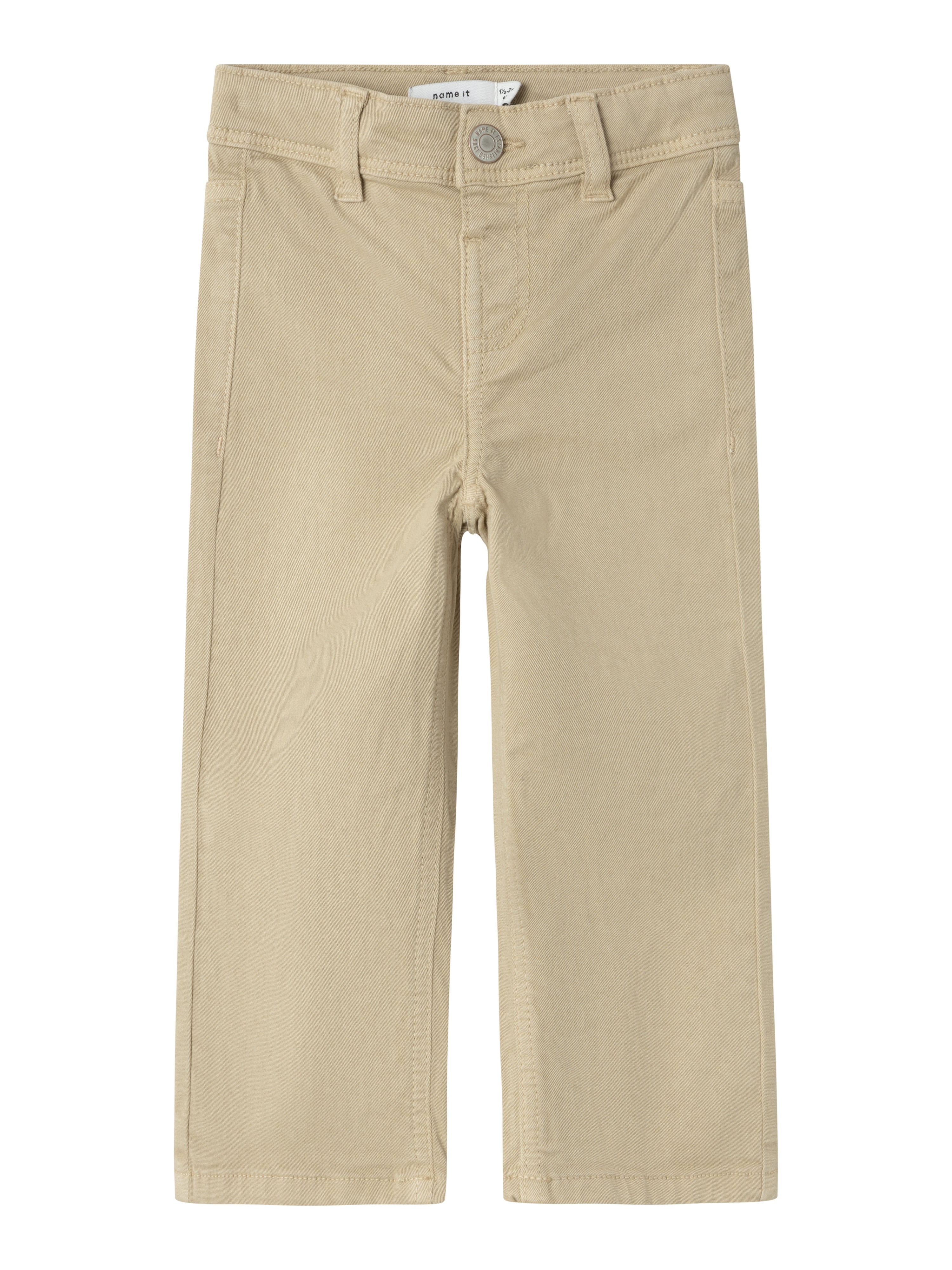 Jeans Wide Leg Beige Mini