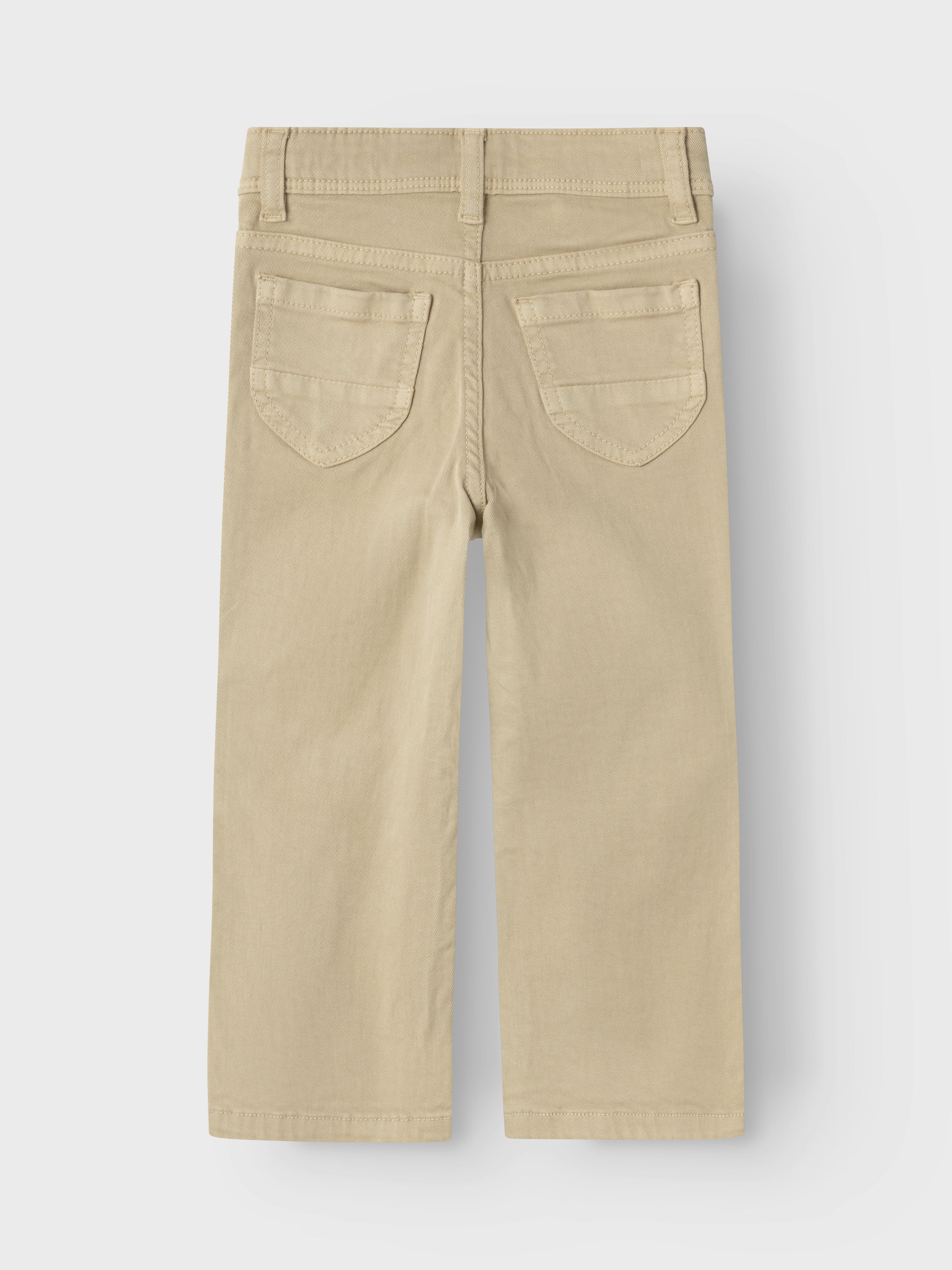 Jeans Wide Leg Beige Mini