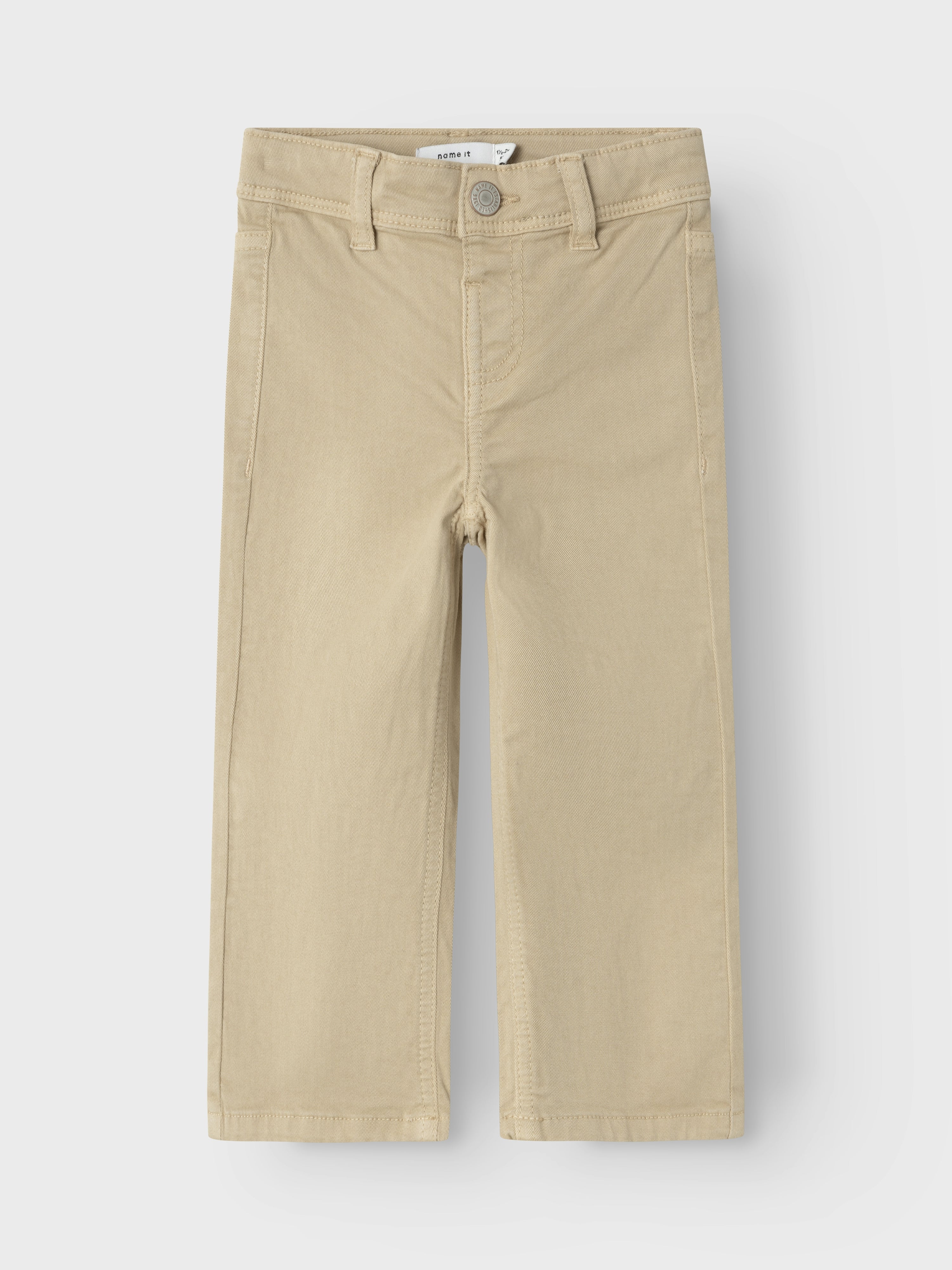 Jeans Wide Leg Beige Mini