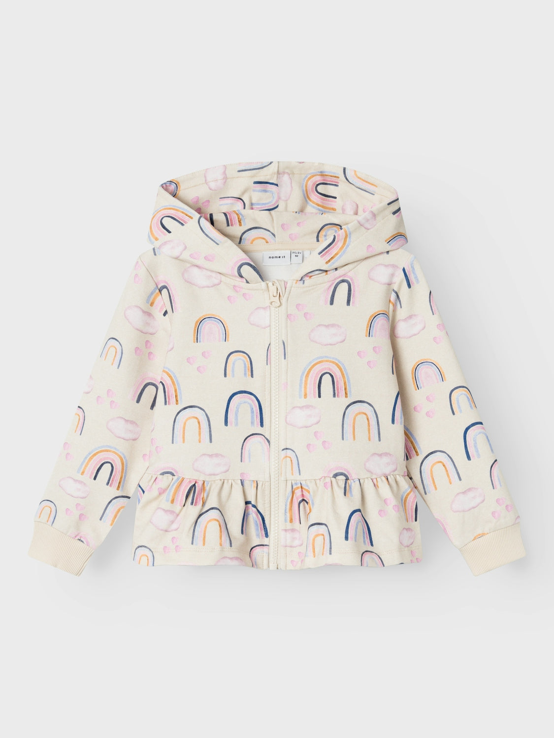 Chaqueta Arcoíris Blanco Crudo