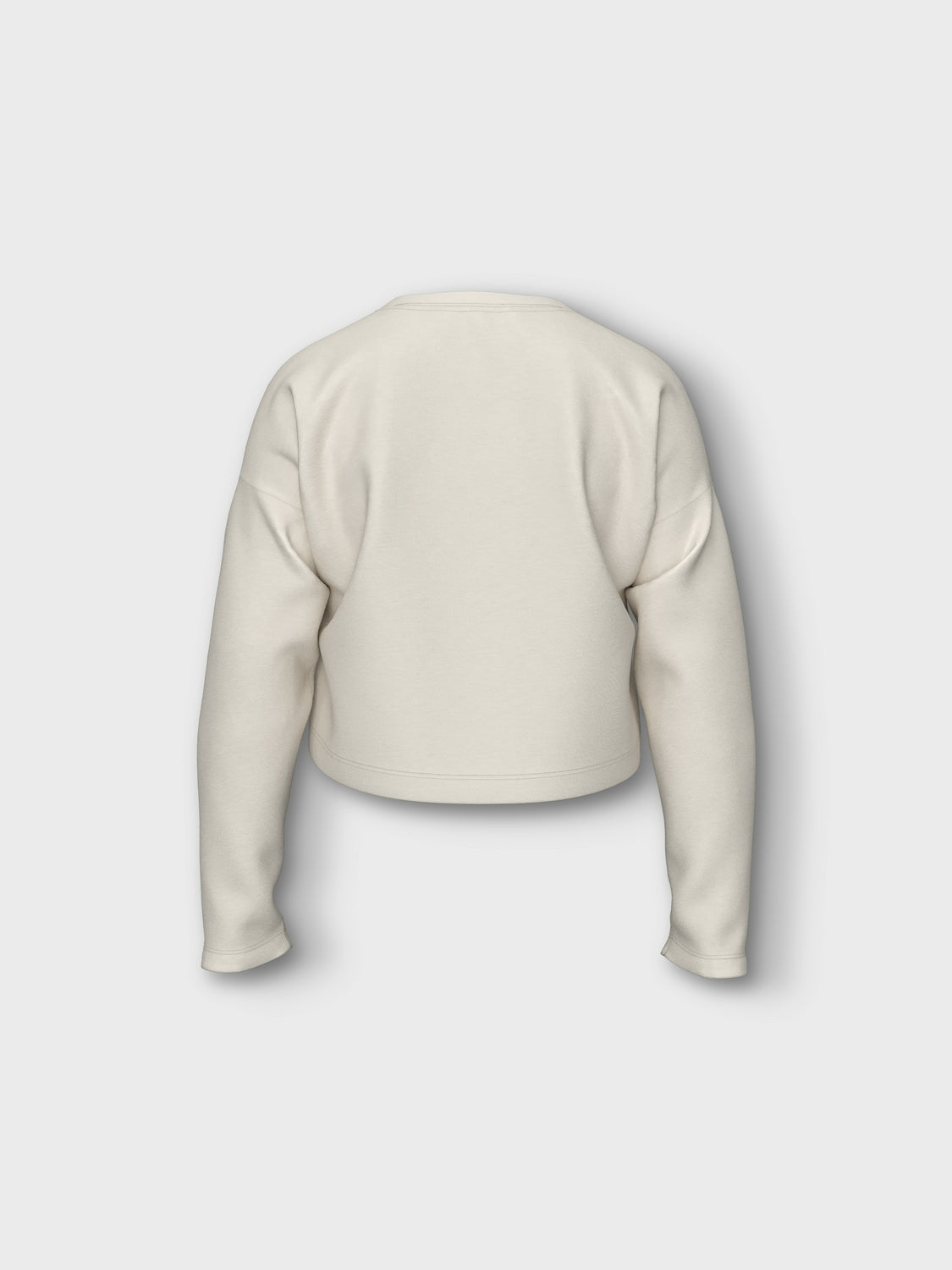 Camiseta Crop Smile Face Blanca