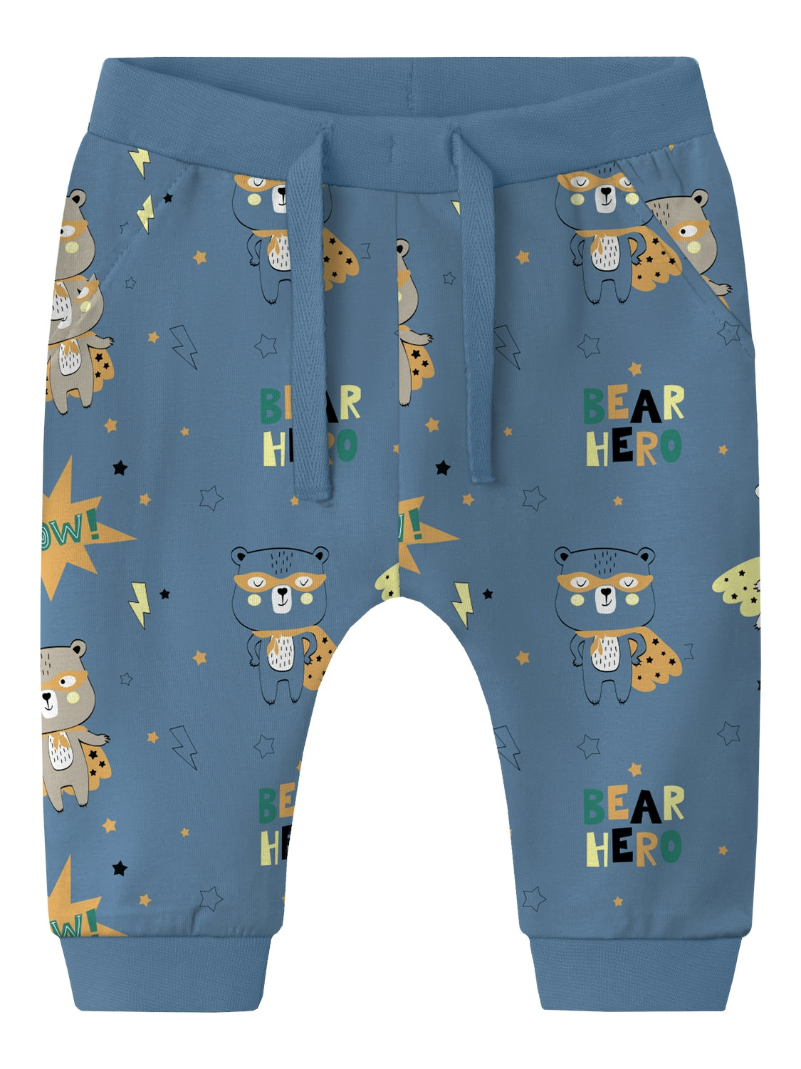 Pantalón Bebé Superhero Azul