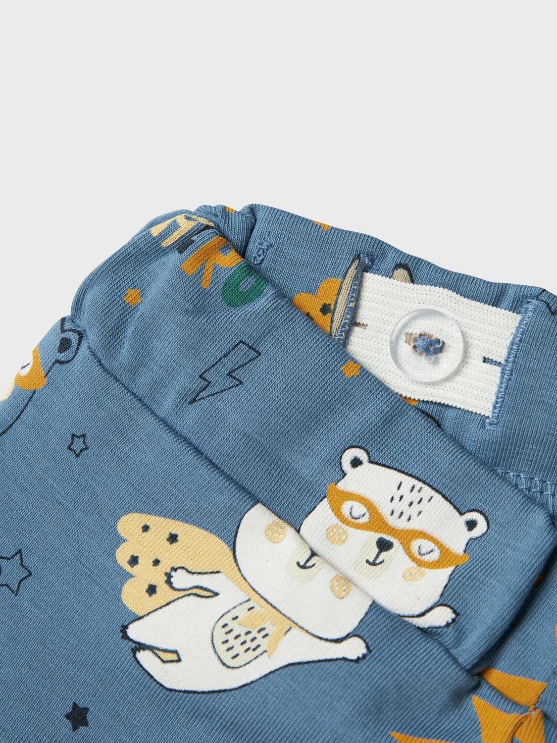 Pantalón Bebé Superhero Azul