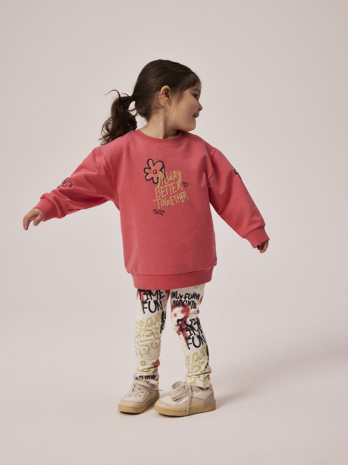 Legging Grafitti Blanco Mini