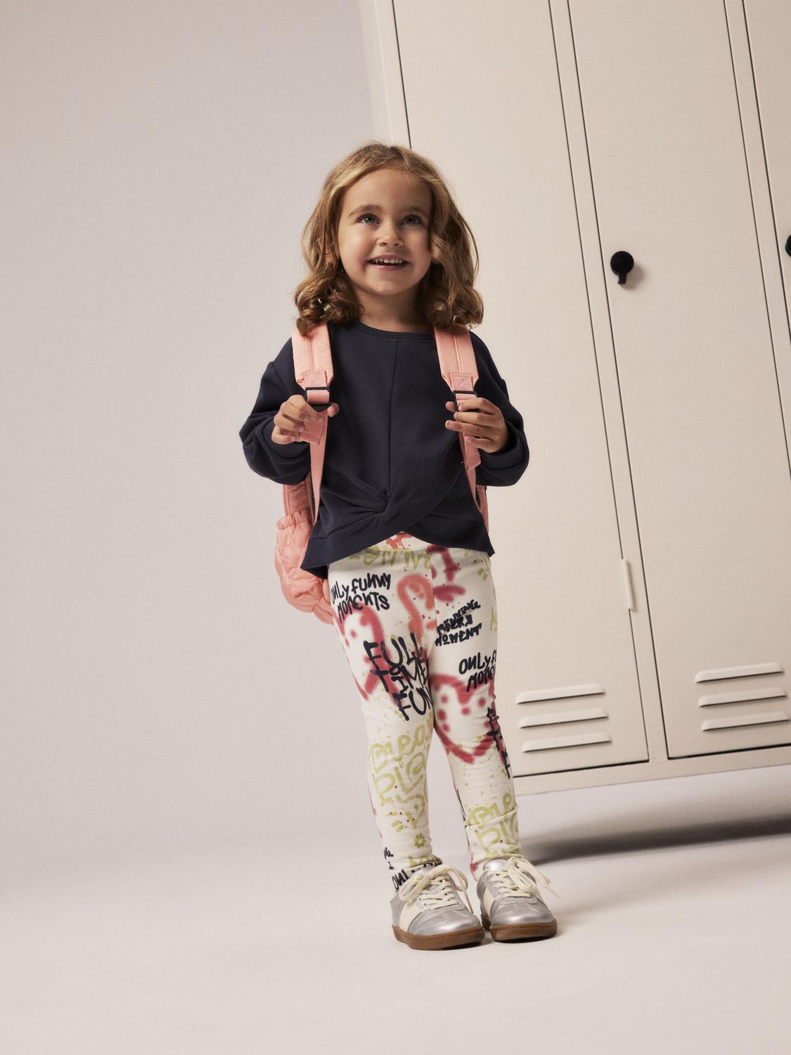 Legging Grafitti Blanco Mini