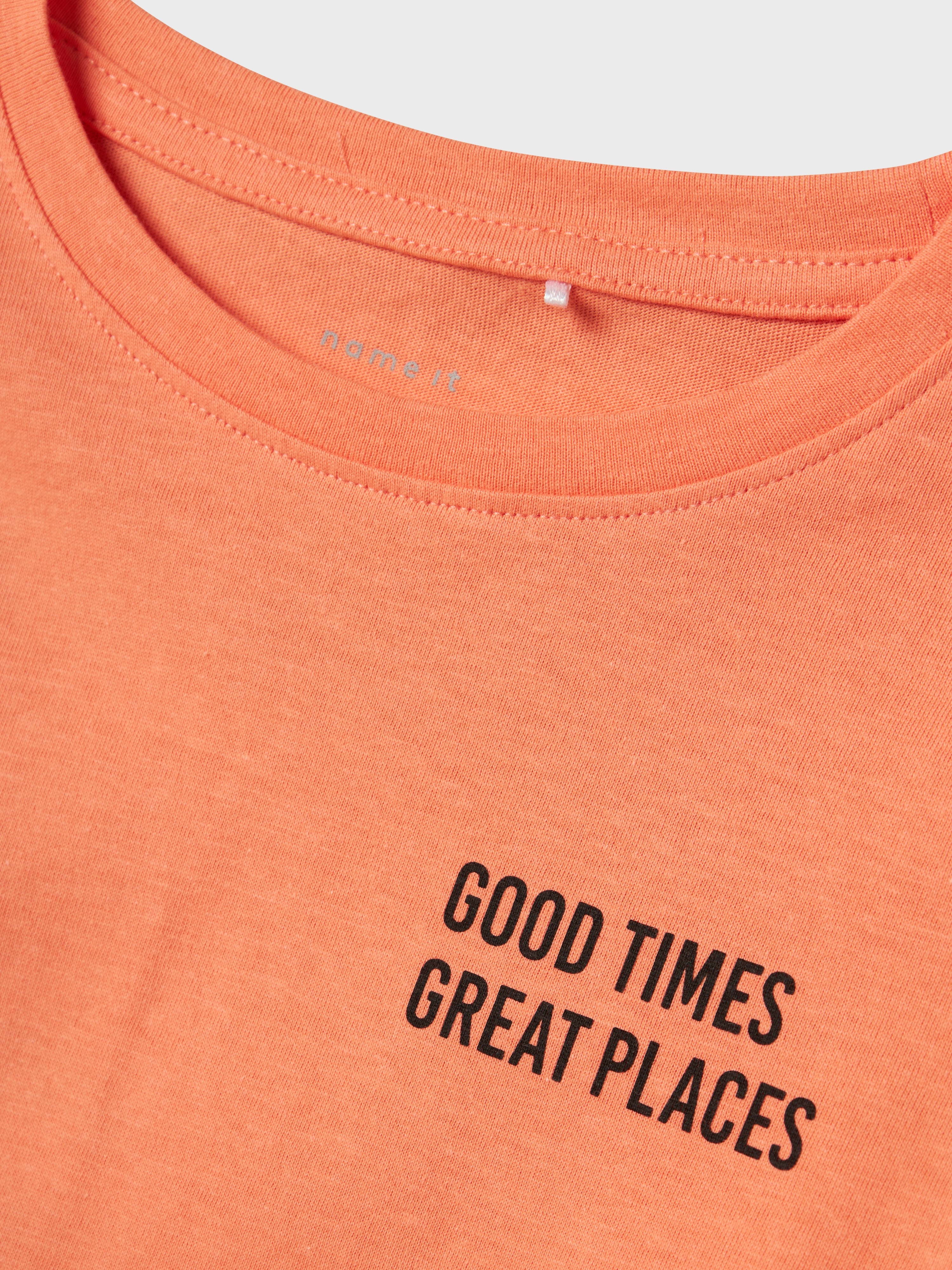 Camiseta Nohi Cropped Coral
