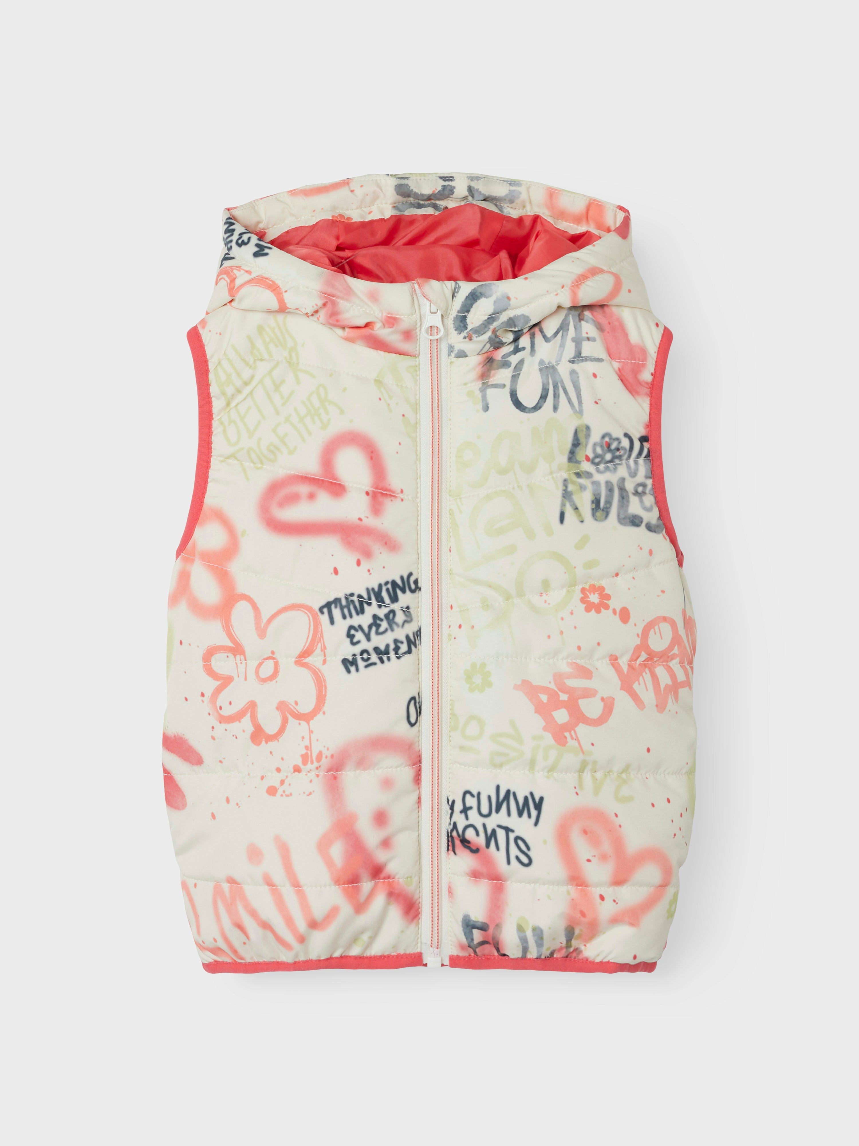 Chaleco Acolchado Grafitis