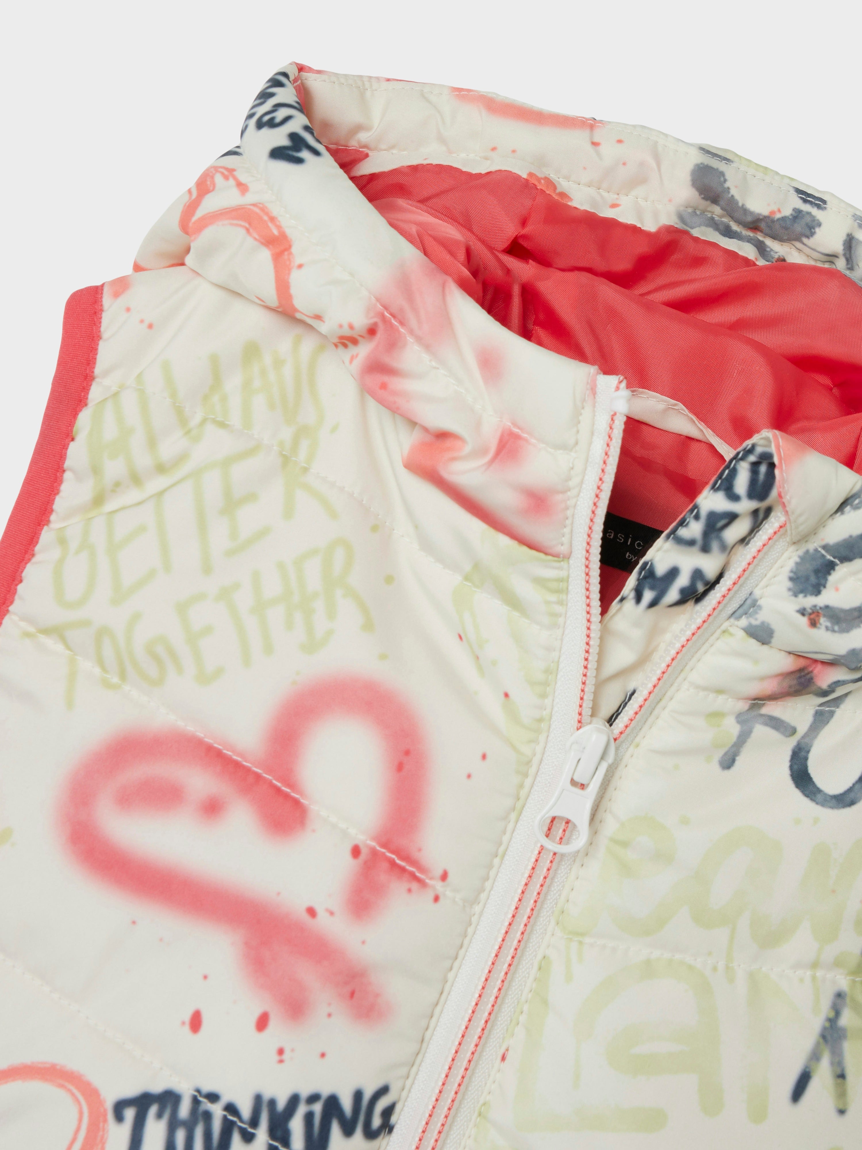 Chaleco Acolchado Grafitis