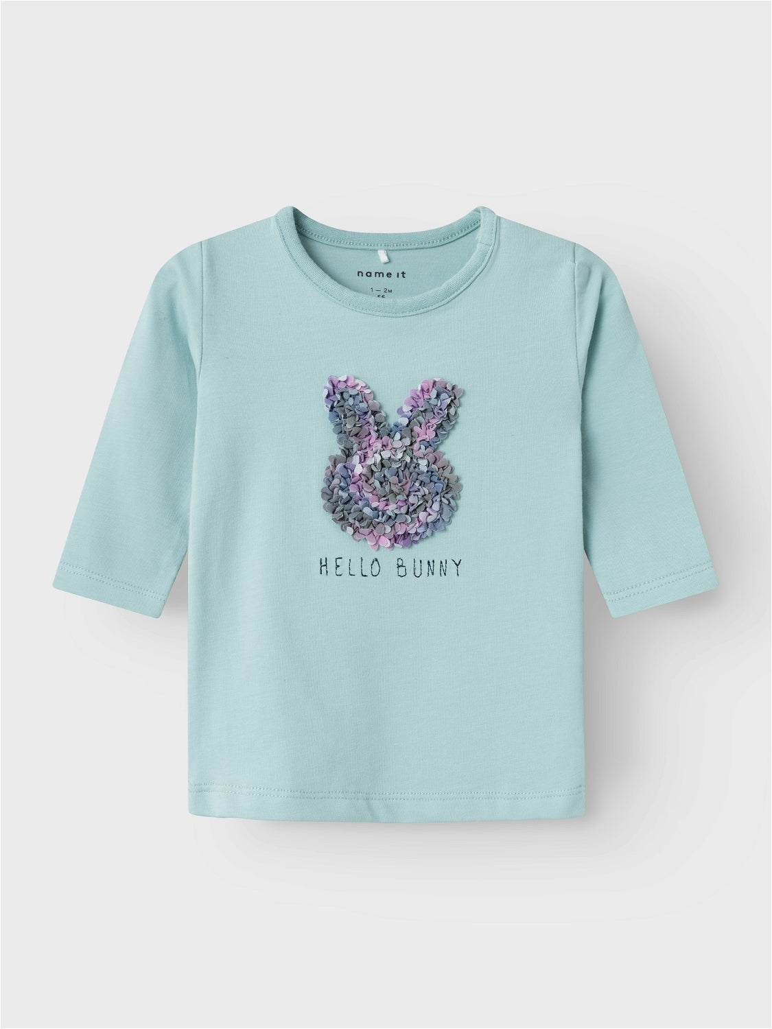 Camiseta Hello Bunny Verde Agua