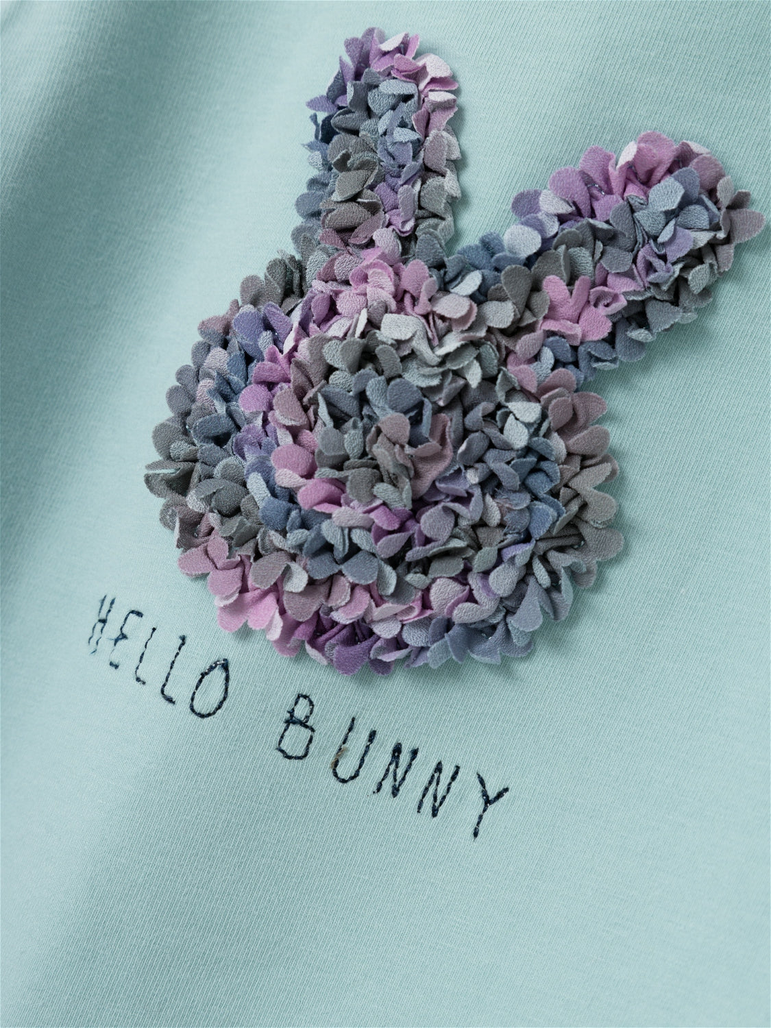 Camiseta Hello Bunny Verde Agua