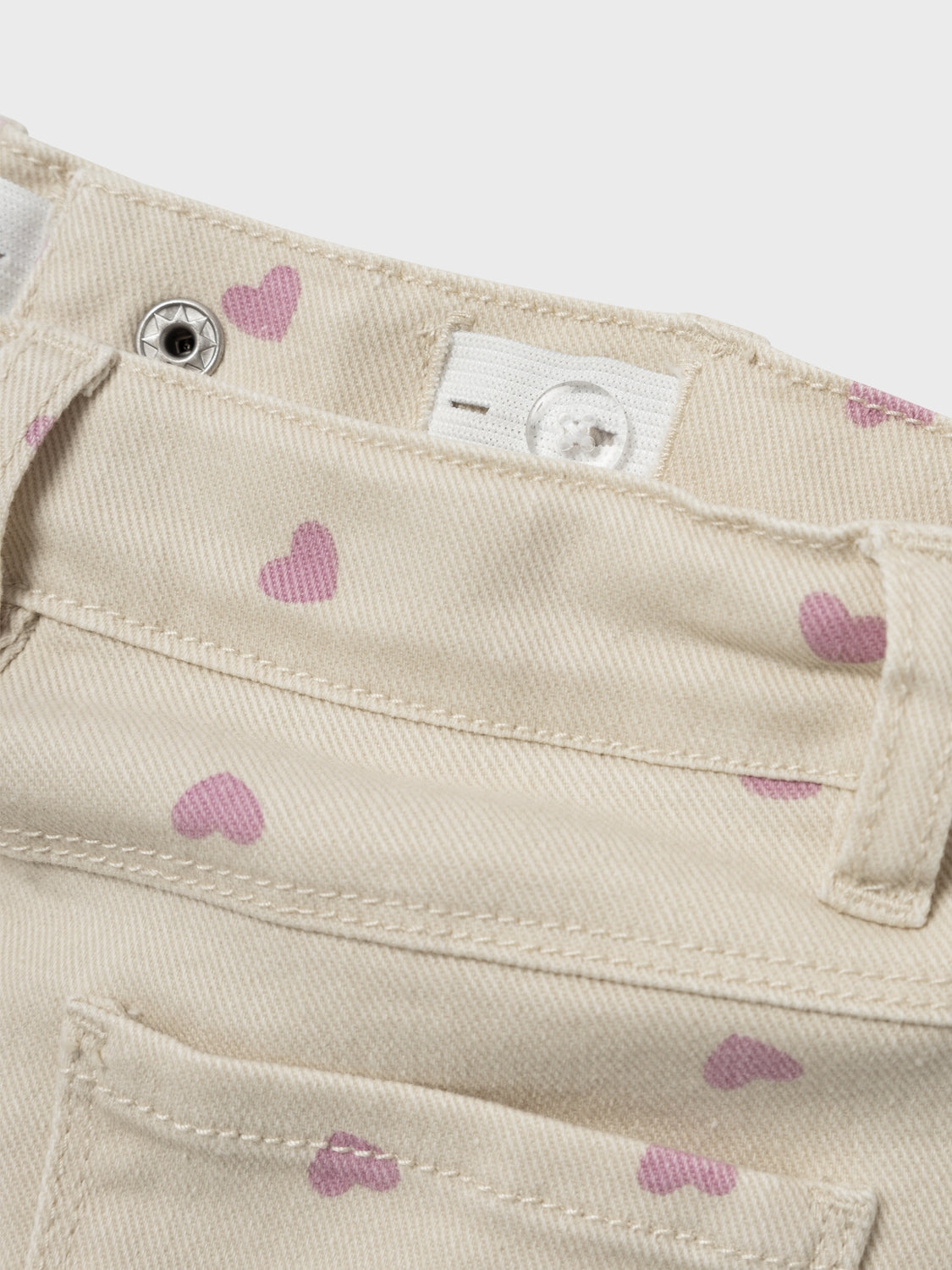 Vaquero Beige Corazones Mini