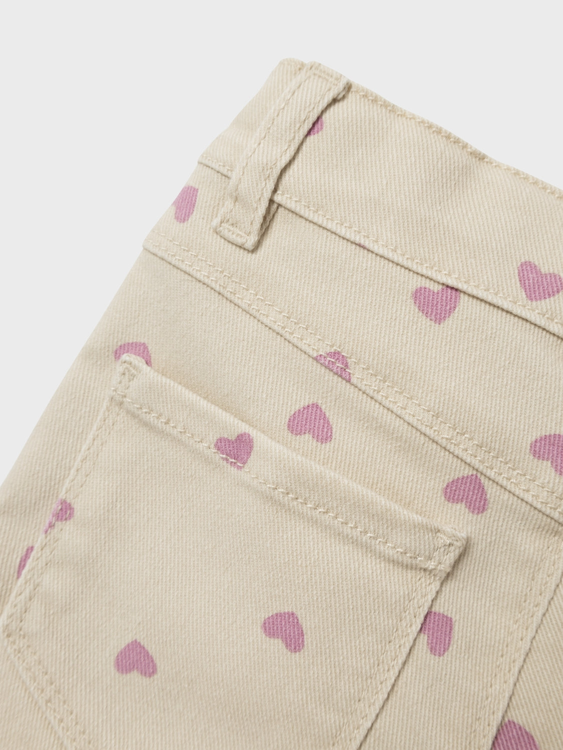 Vaquero Beige Corazones Mini