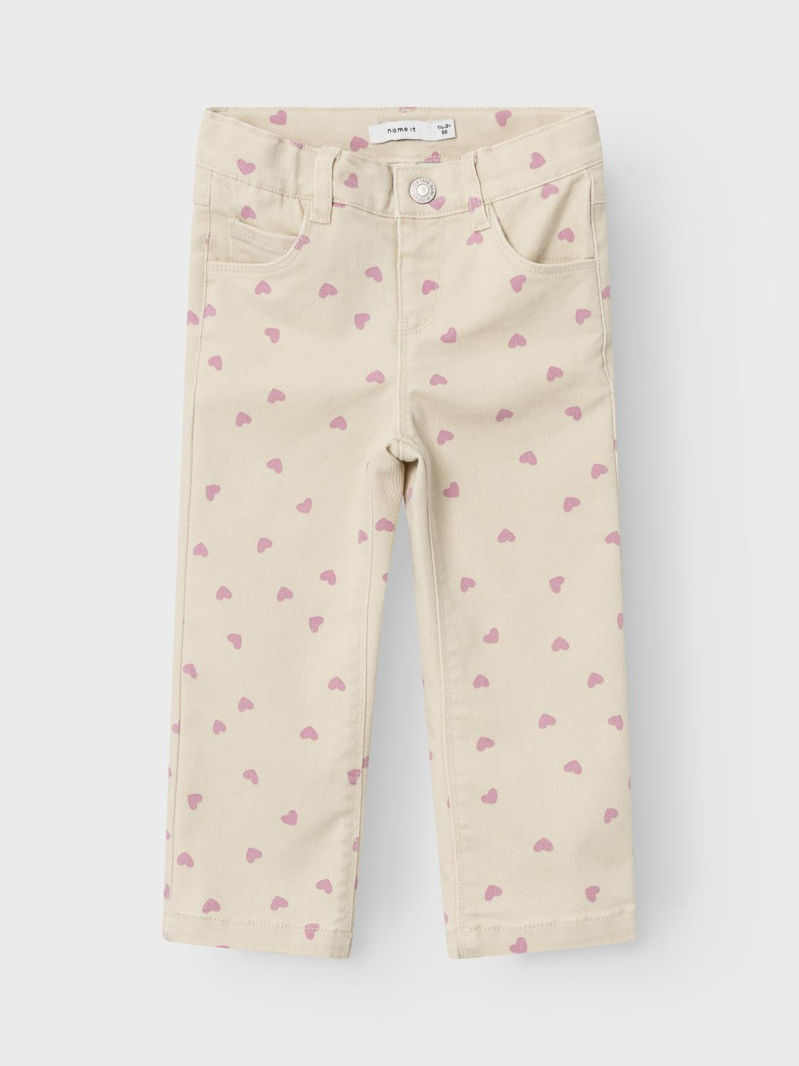 Vaquero Beige Corazones Mini