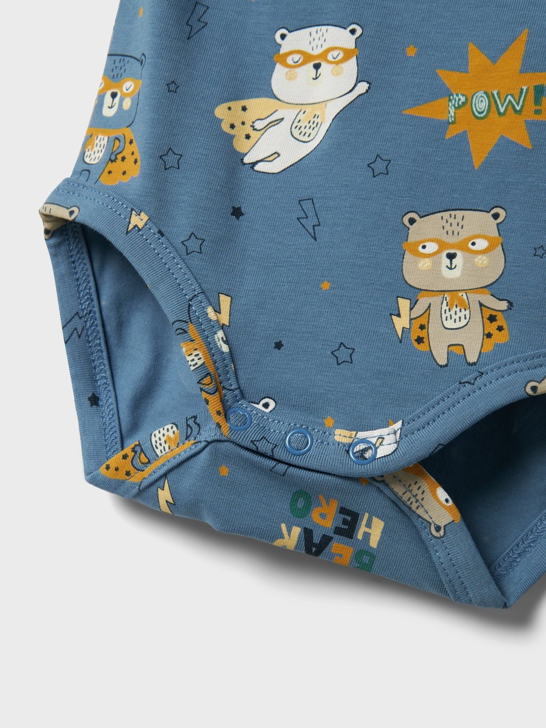 Body Bebé Superhero Azul