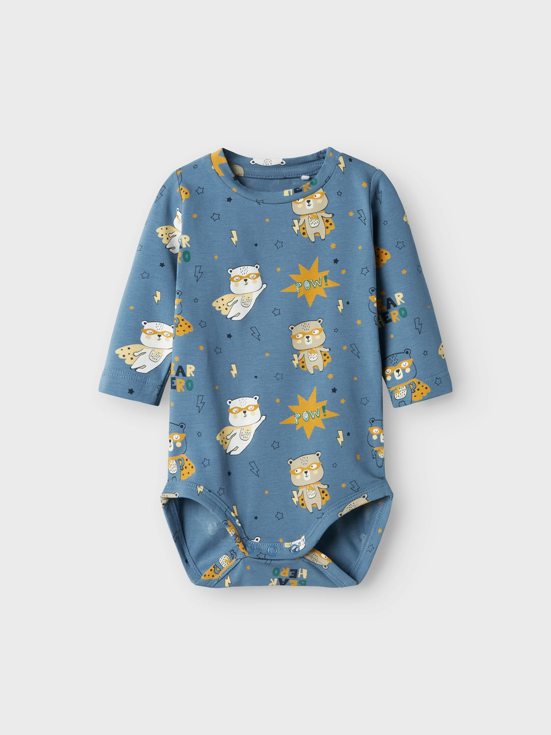 Body Bebé Superhero Azul